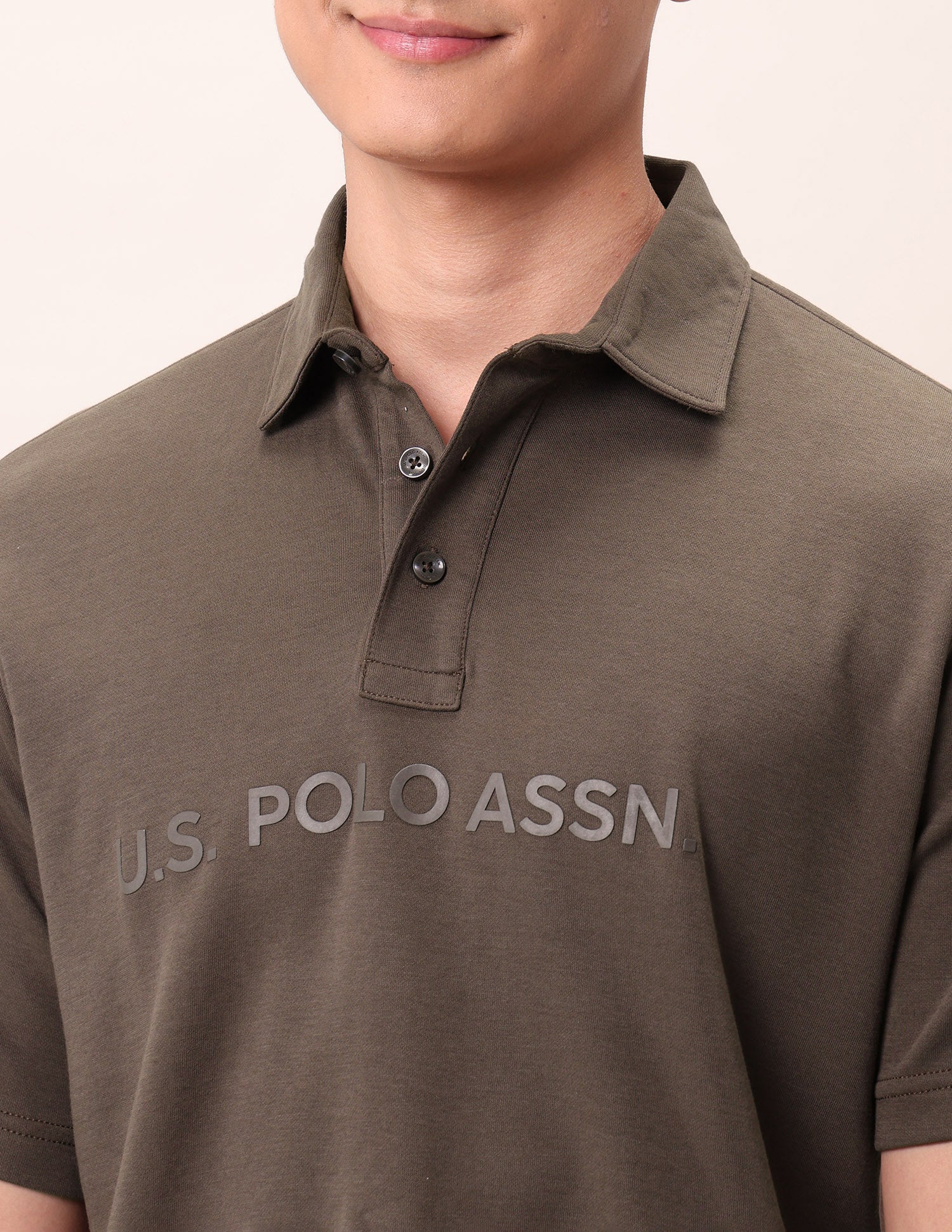Brand Embossed Outdoor Polo Shirt