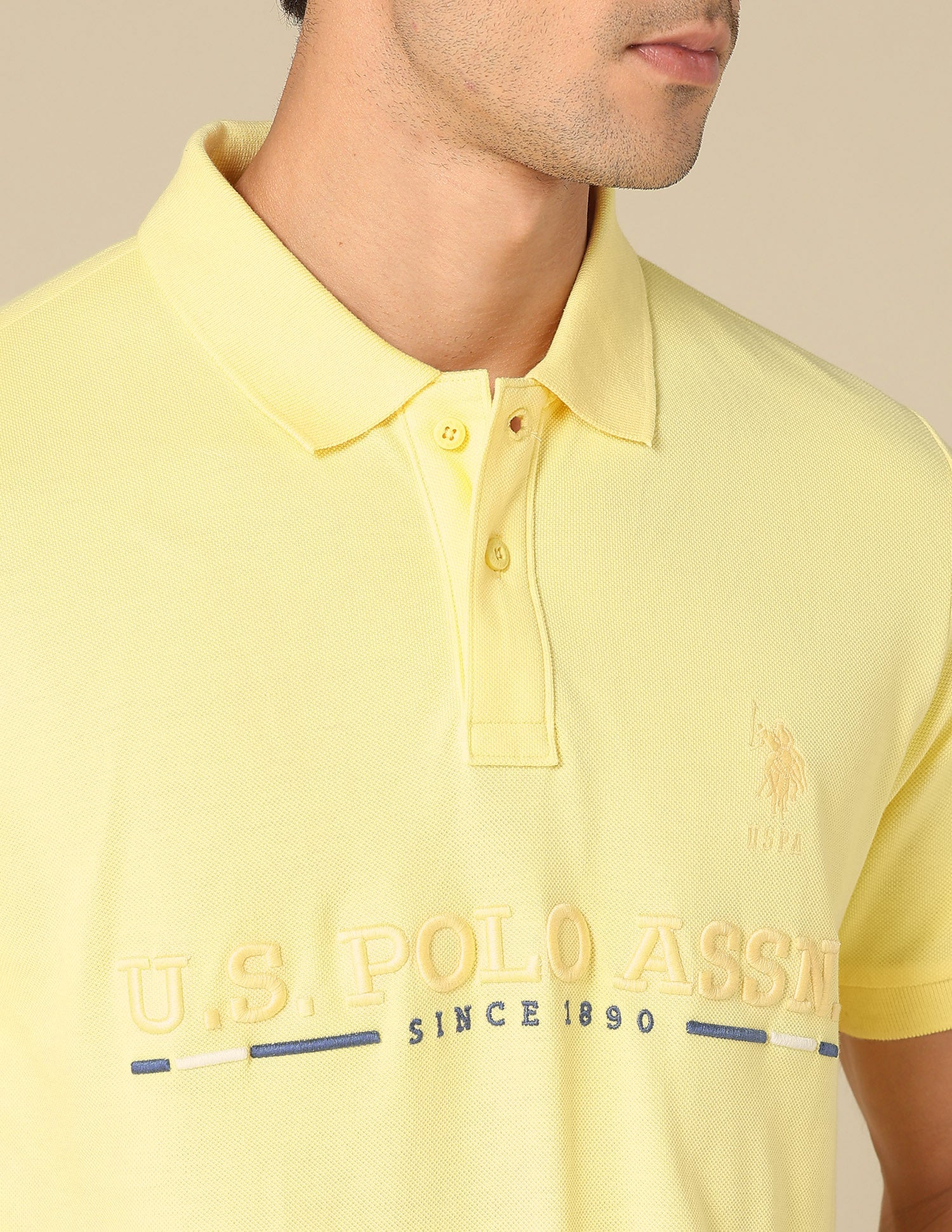 Brand Embroidered Regular Fit Polo Shirt