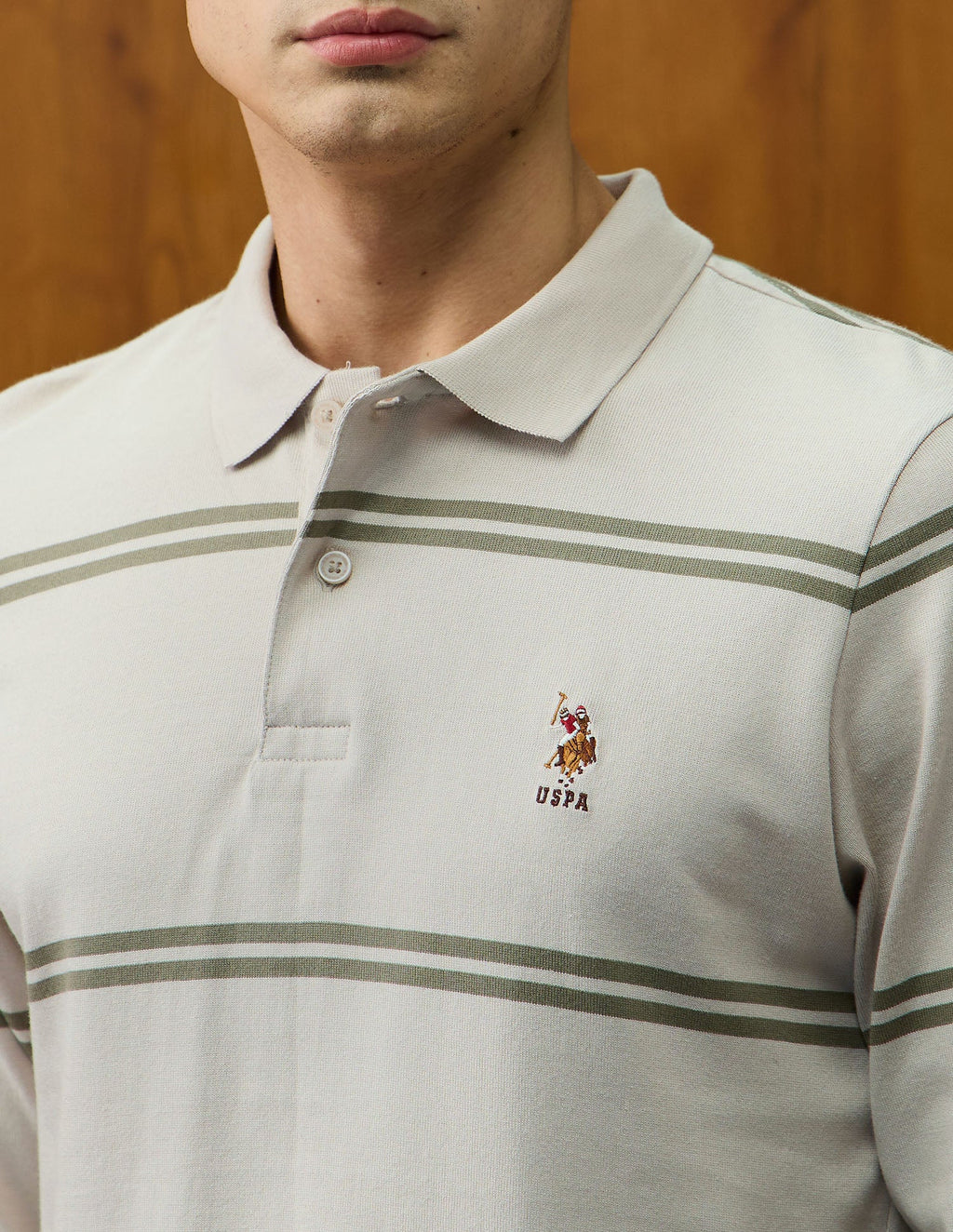 Horizontal Striped Varsity Theatre Polo Shirt