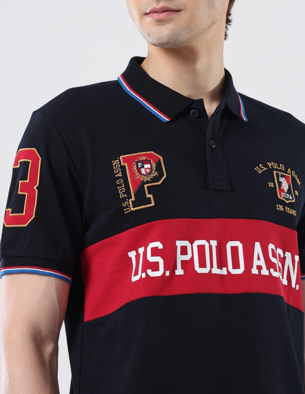 Brand Printed 135 Anniversary Polo Shirt