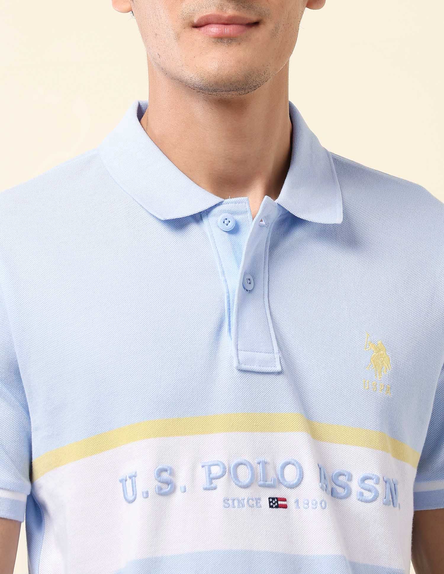 Brand Embroidered Summer Splash Polo Shirt