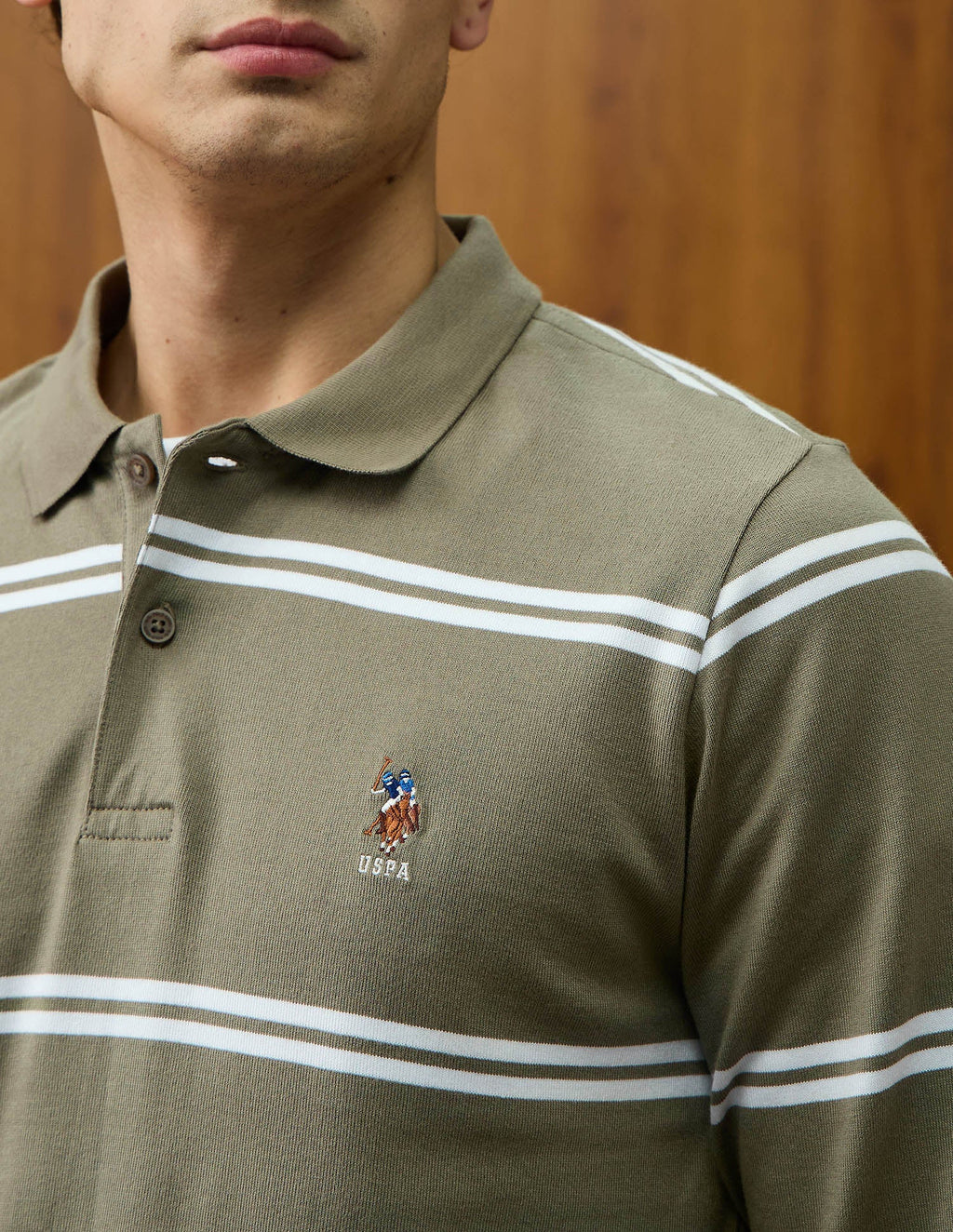 Horizontal Striped Varsity Theatre Polo Shirt