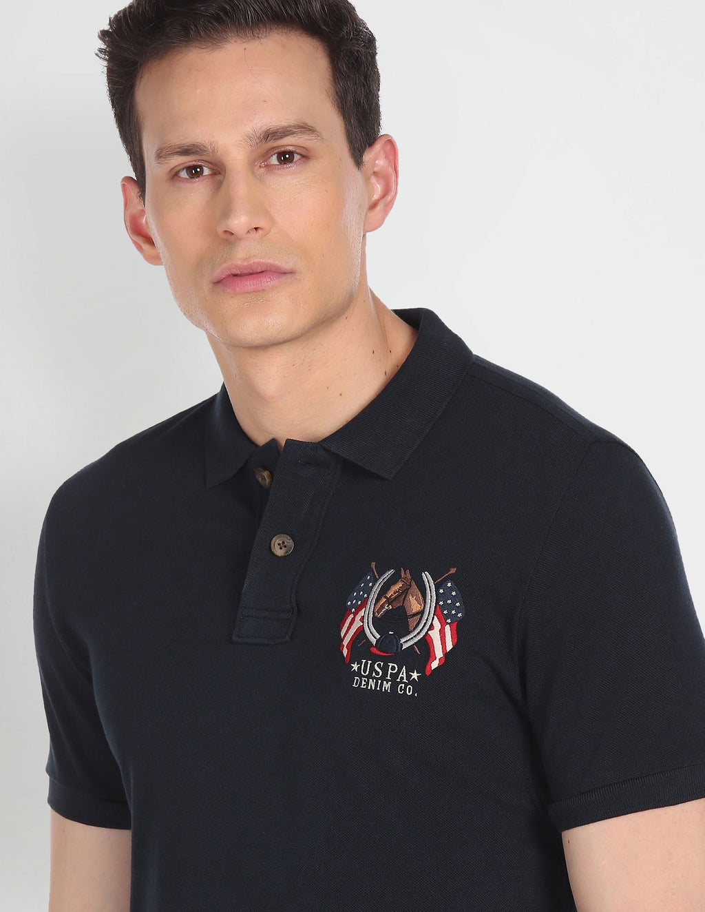 Cotton Solid Polo Shirt