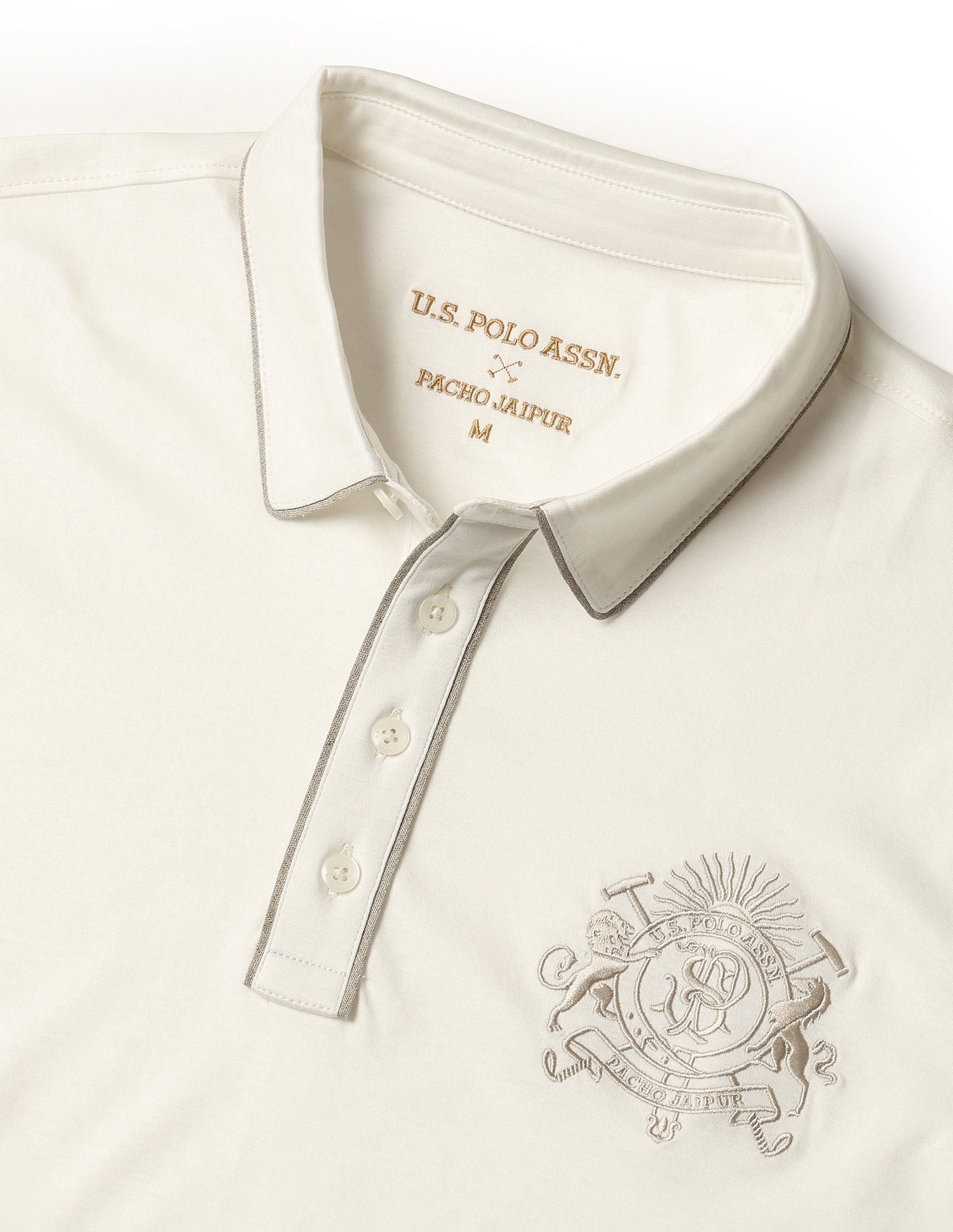 Pacho X Crest Logo Slim Fit Polo Shirt