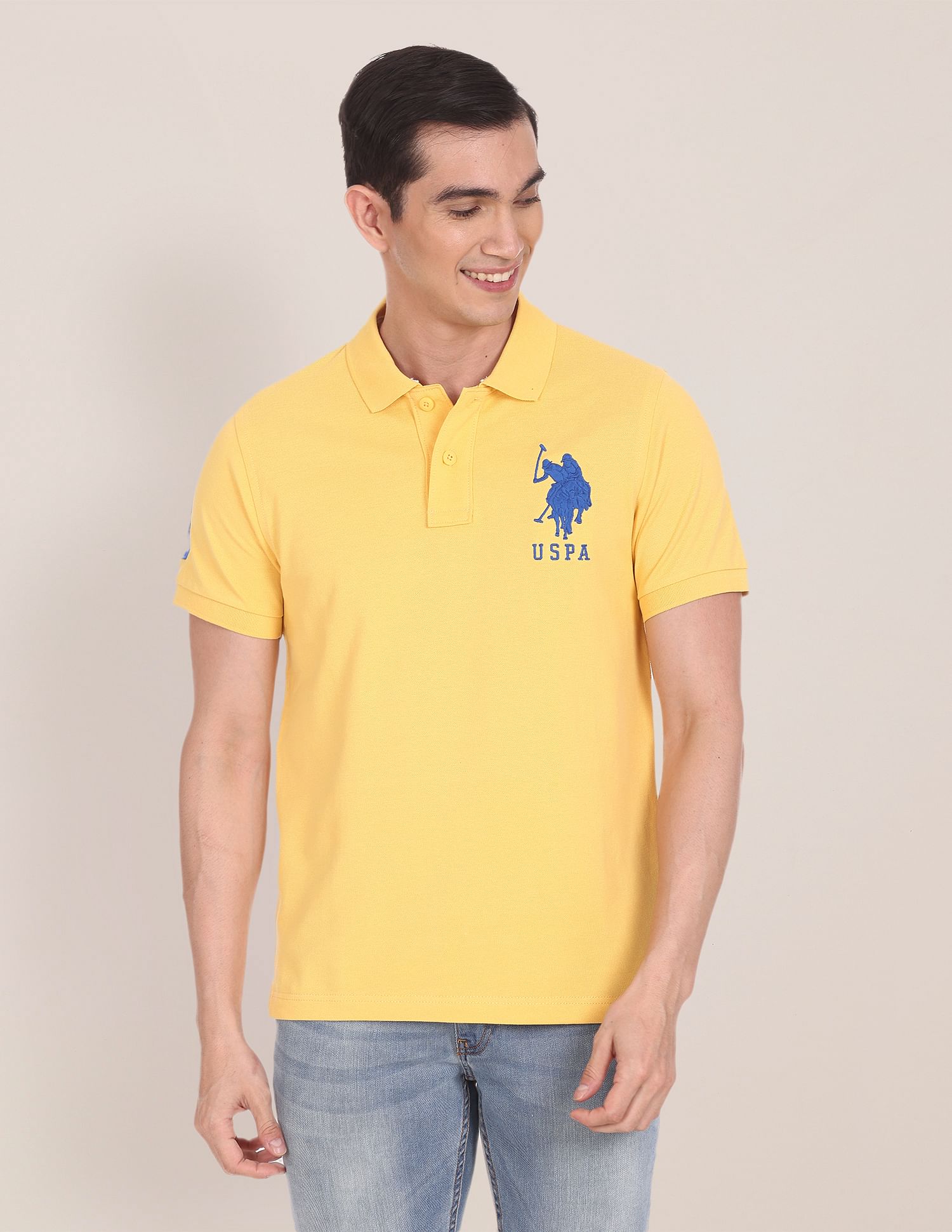 Compact Cotton Logo Polo Shirt
