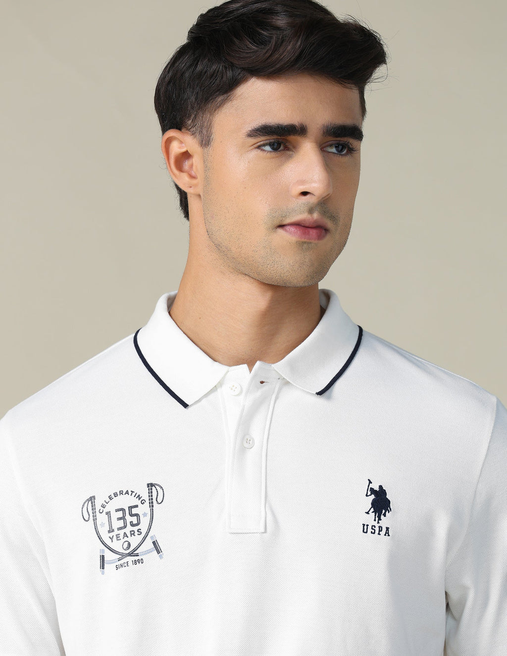 Graphic Printed Regular Fit Polo Shirt