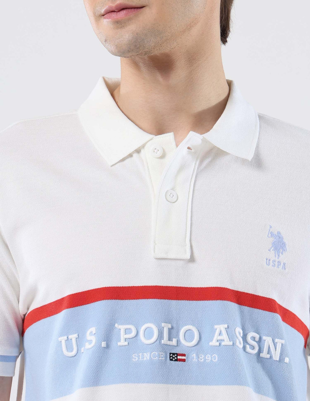 Brand Embroidered 135 Anniversary Polo Shirt
