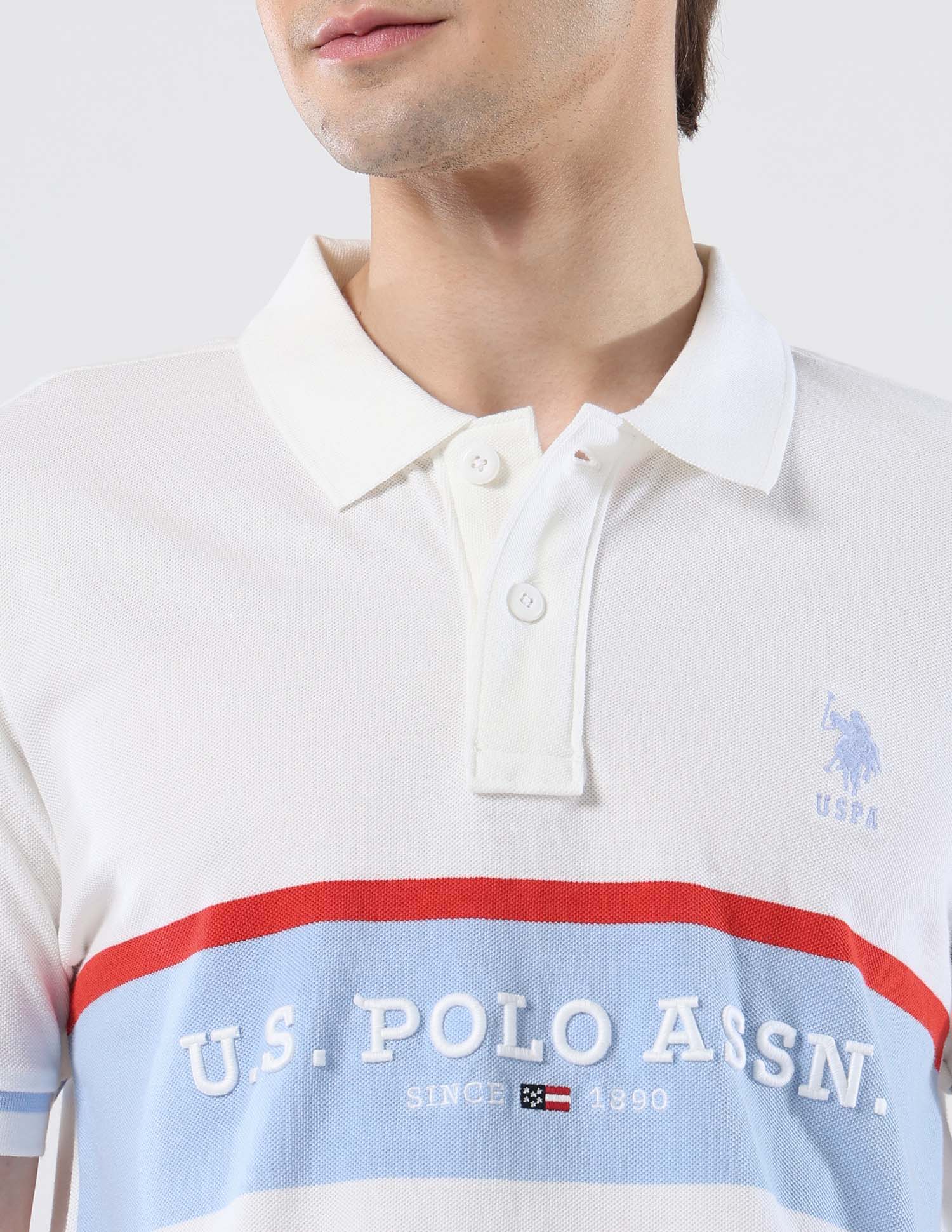 Brand Embroidered 135 Anniversary Polo Shirt