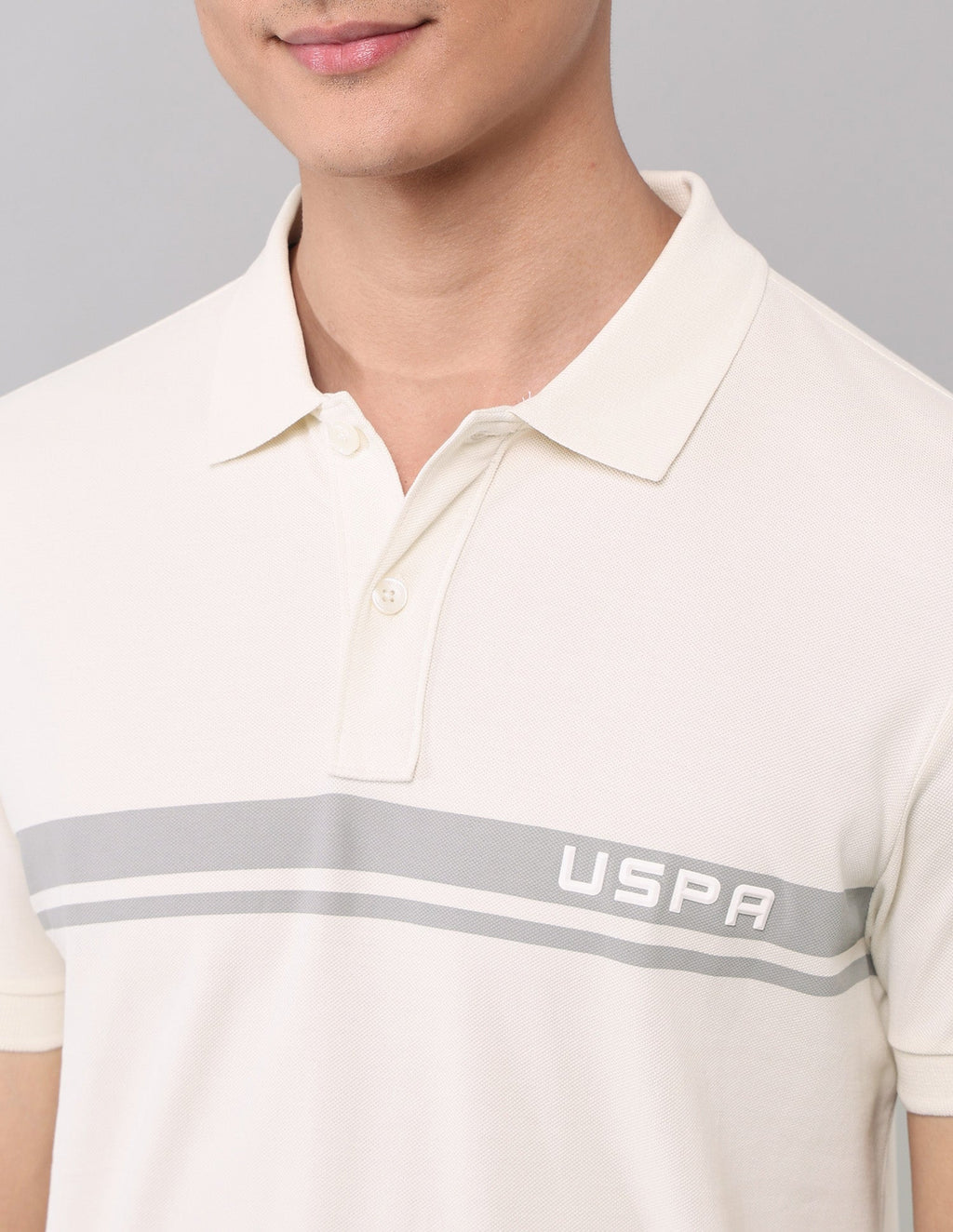Horizontal Striped Black Label Polo Shirt