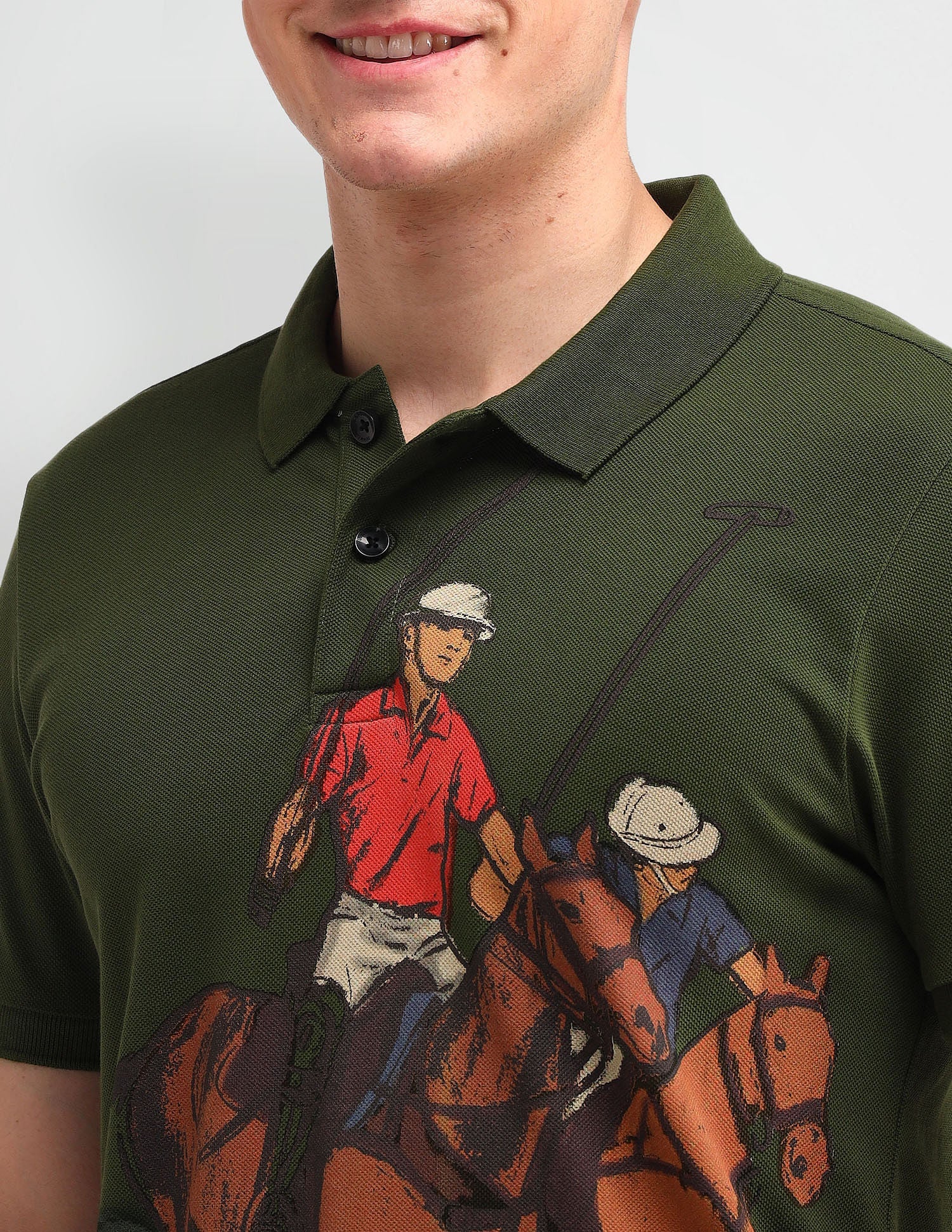 Outdoor Muscle Fit Brand Polo Shirt