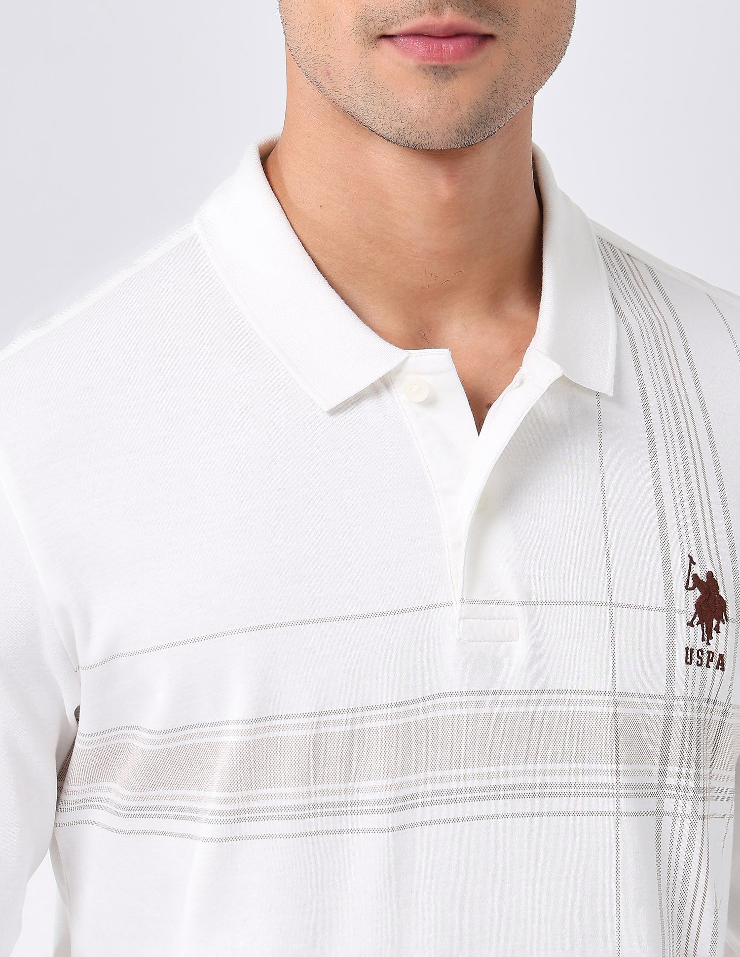 Checked Regular Fit Polo Shirt