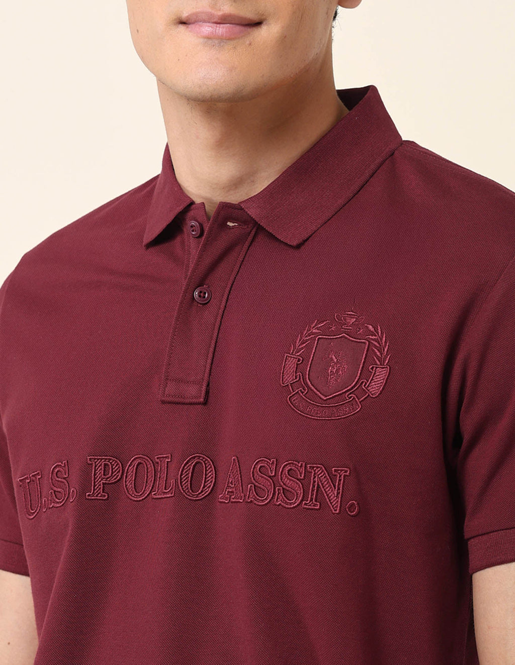 Brand Embroidered Classic Polo Shirt
