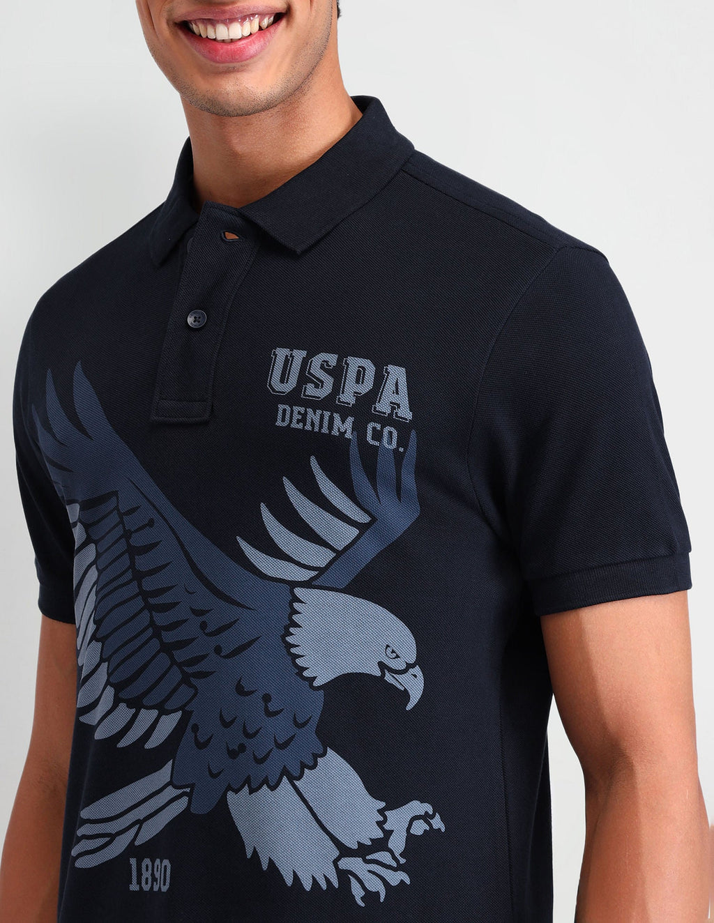 Americana Muscle Fit Brand Polo Shirt