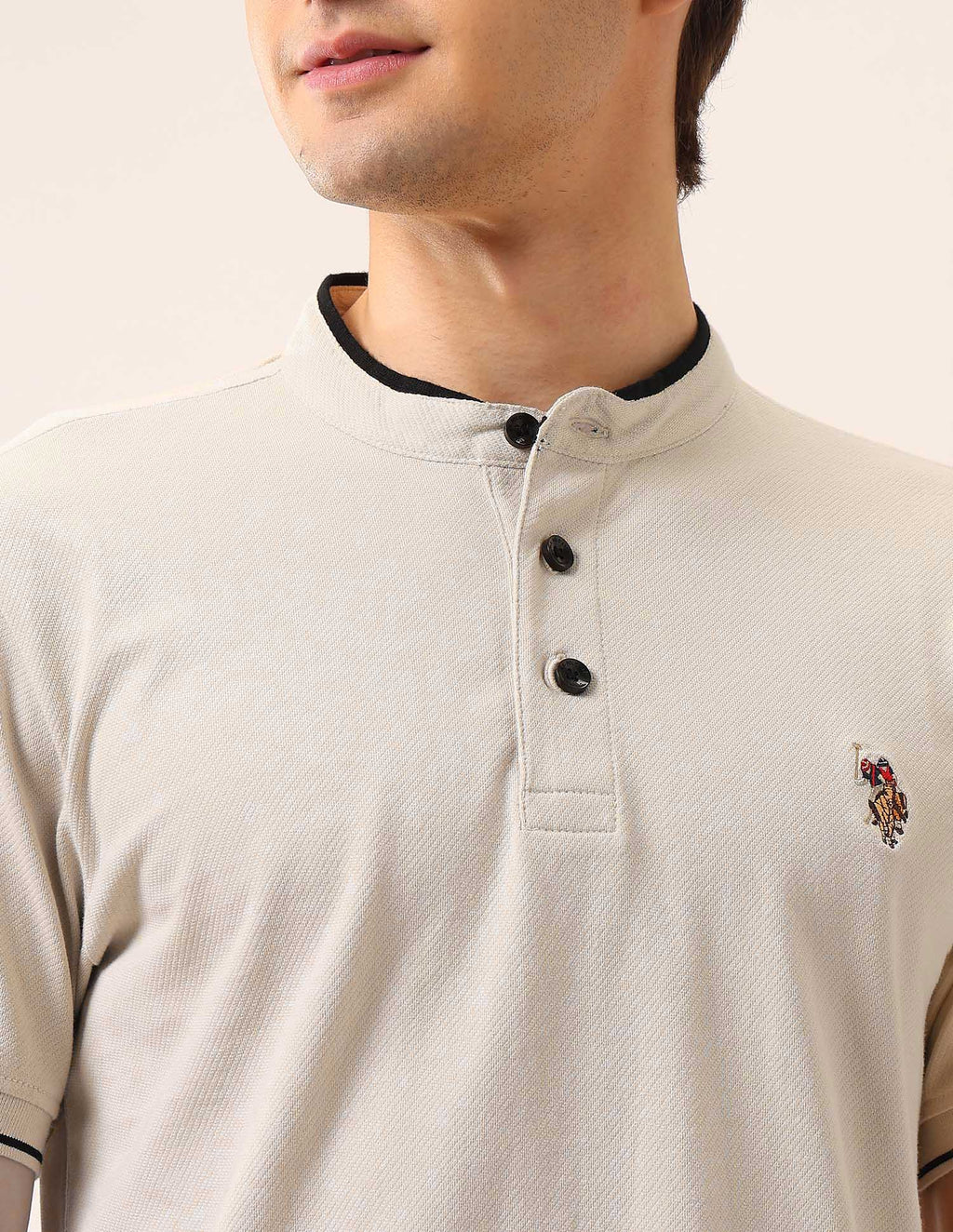 Muscle Fit Pure Cotton Polo Shirt