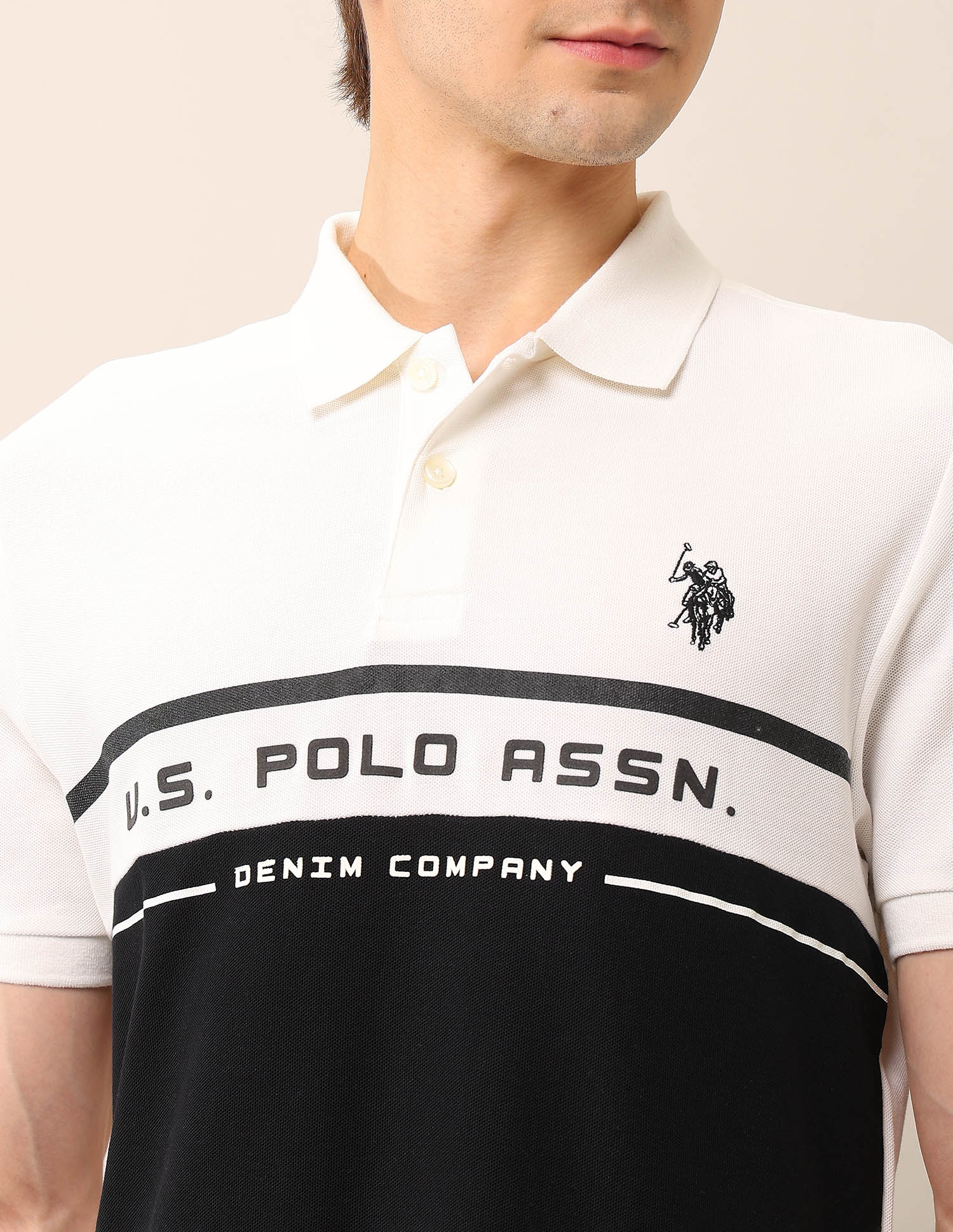 Muscle Fit Pure Cotton Polo Shirt