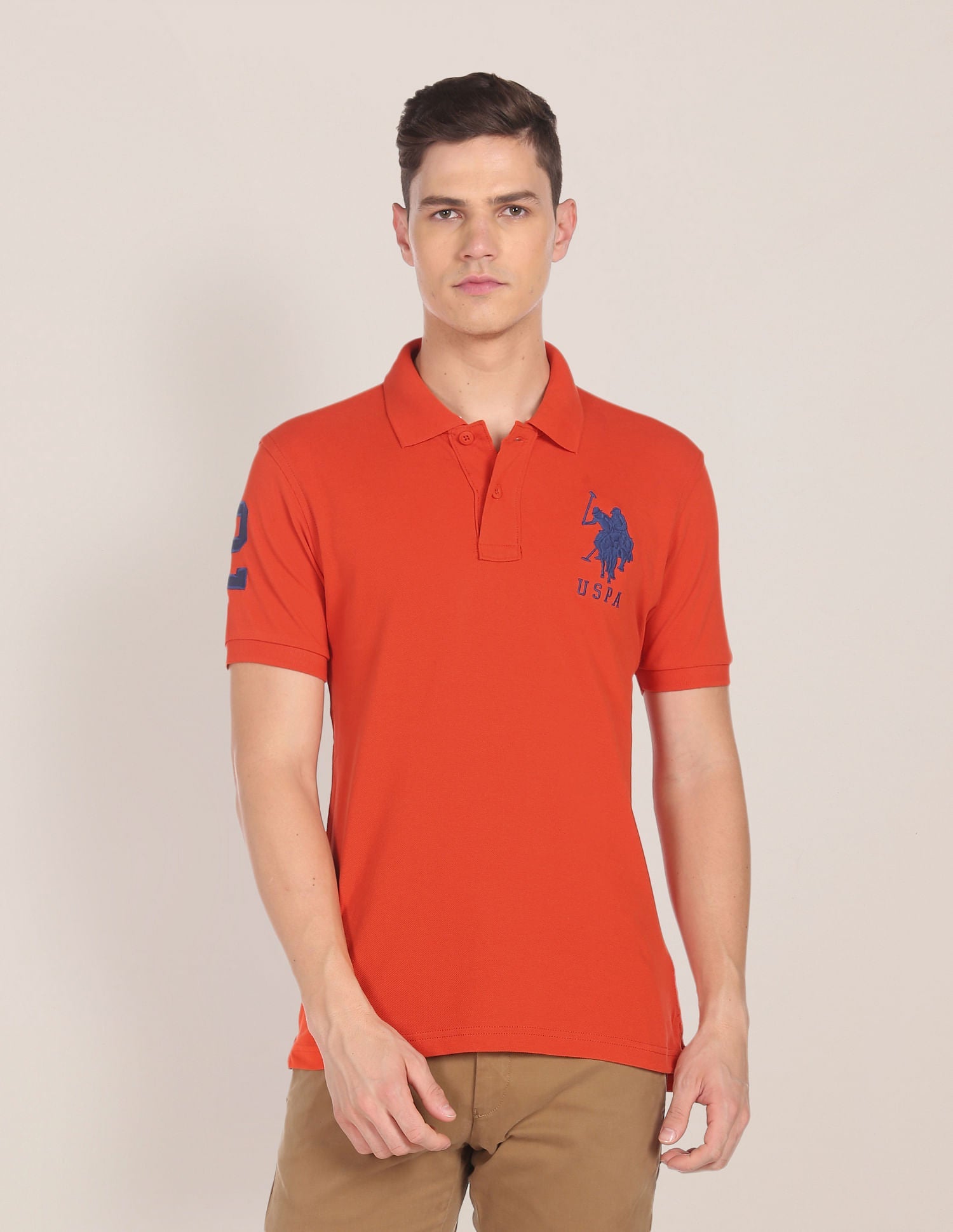 Compact Cotton Logo Polo Shirt