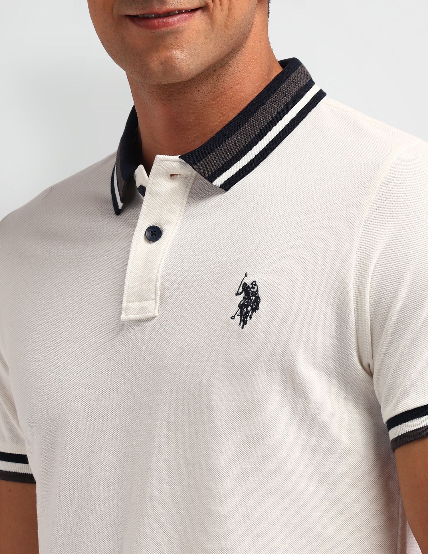 Outdoor Muscle Fit Solid Polo Shirt