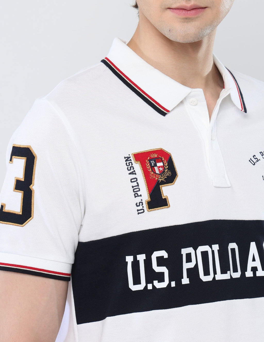 Brand Printed 135 Anniversary Polo Shirt