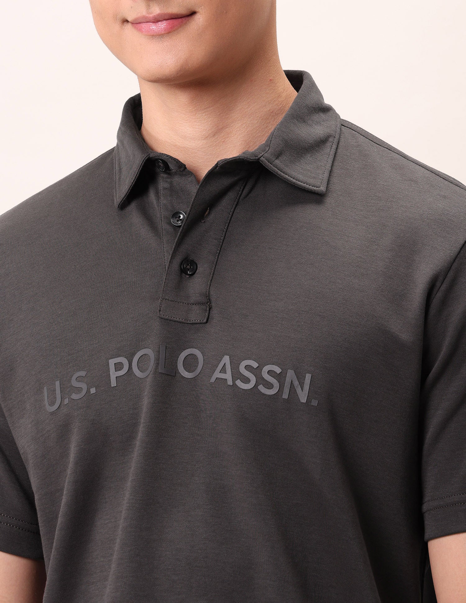 Brand Embossed Outdoor Polo Shirt
