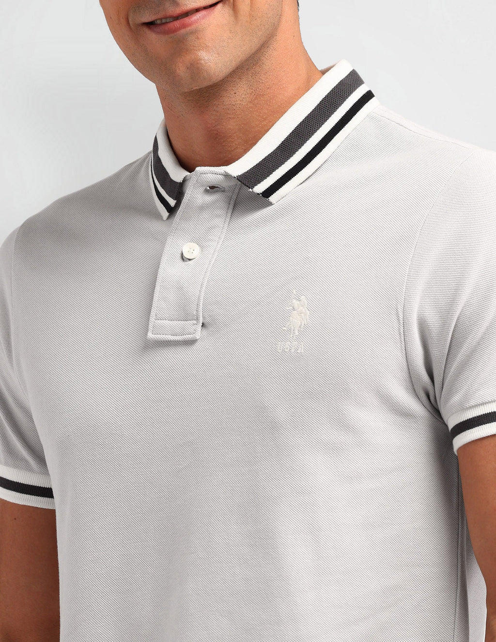 Outdoor Muscle Fit Solid Polo Shirt