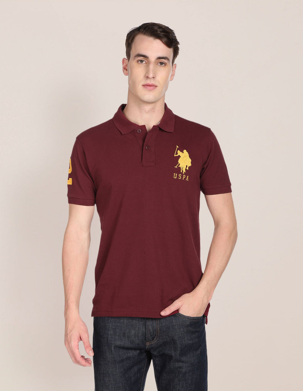 Compact Cotton Logo Polo Shirt