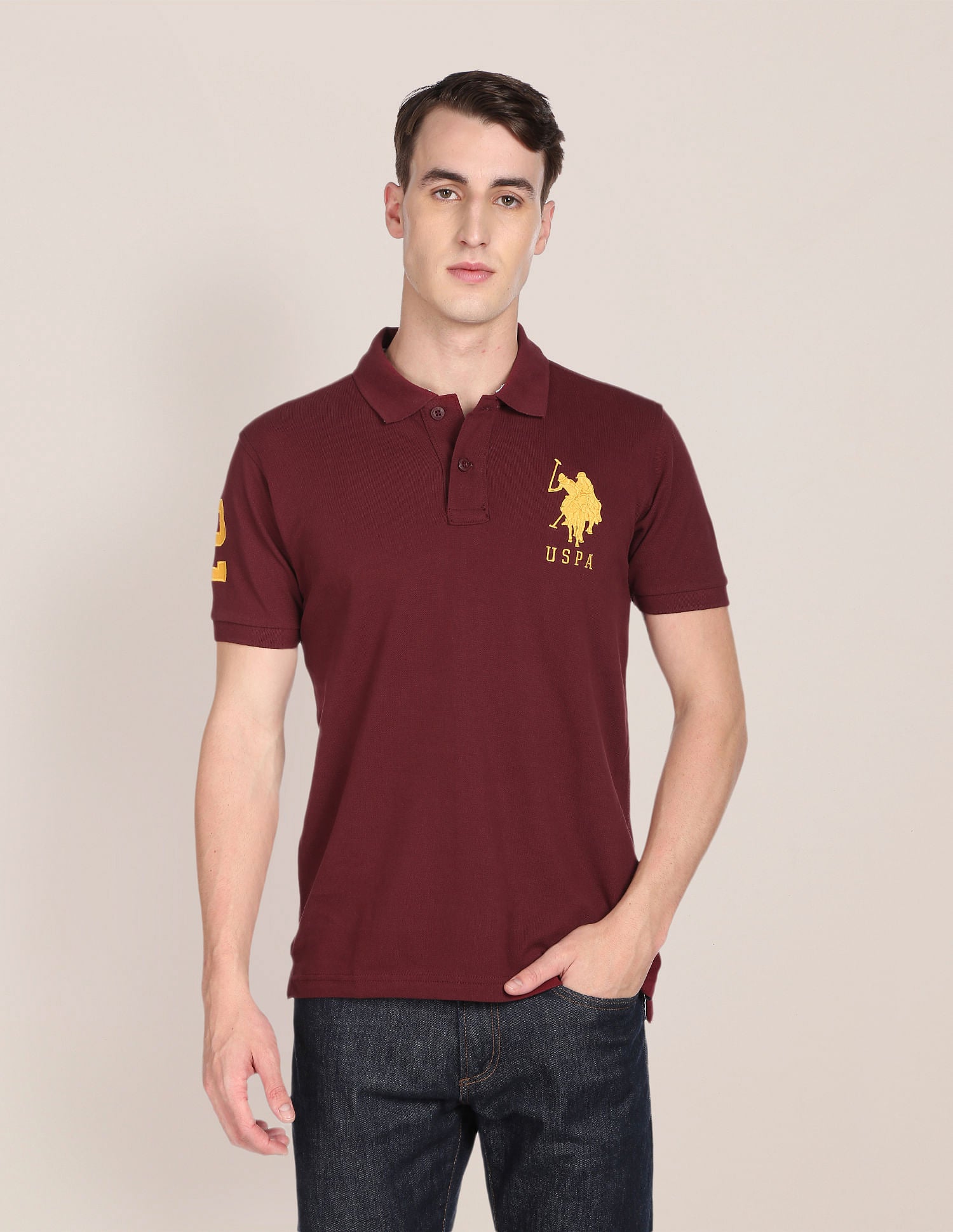 Compact Cotton Logo Polo Shirt