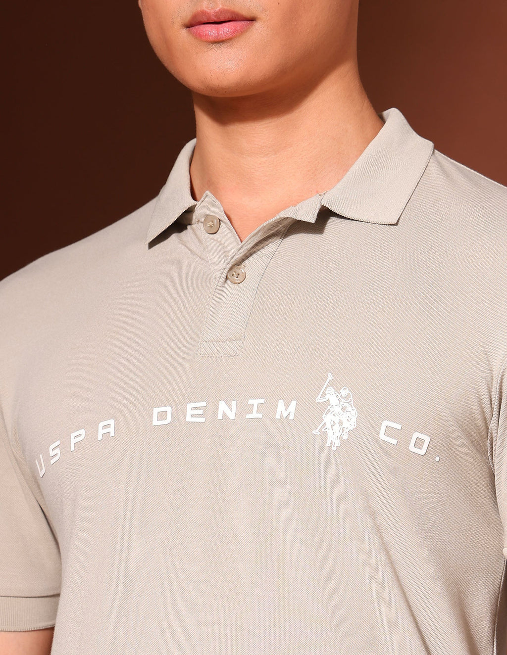 Brand Printed Work And Wander Polo Shirt