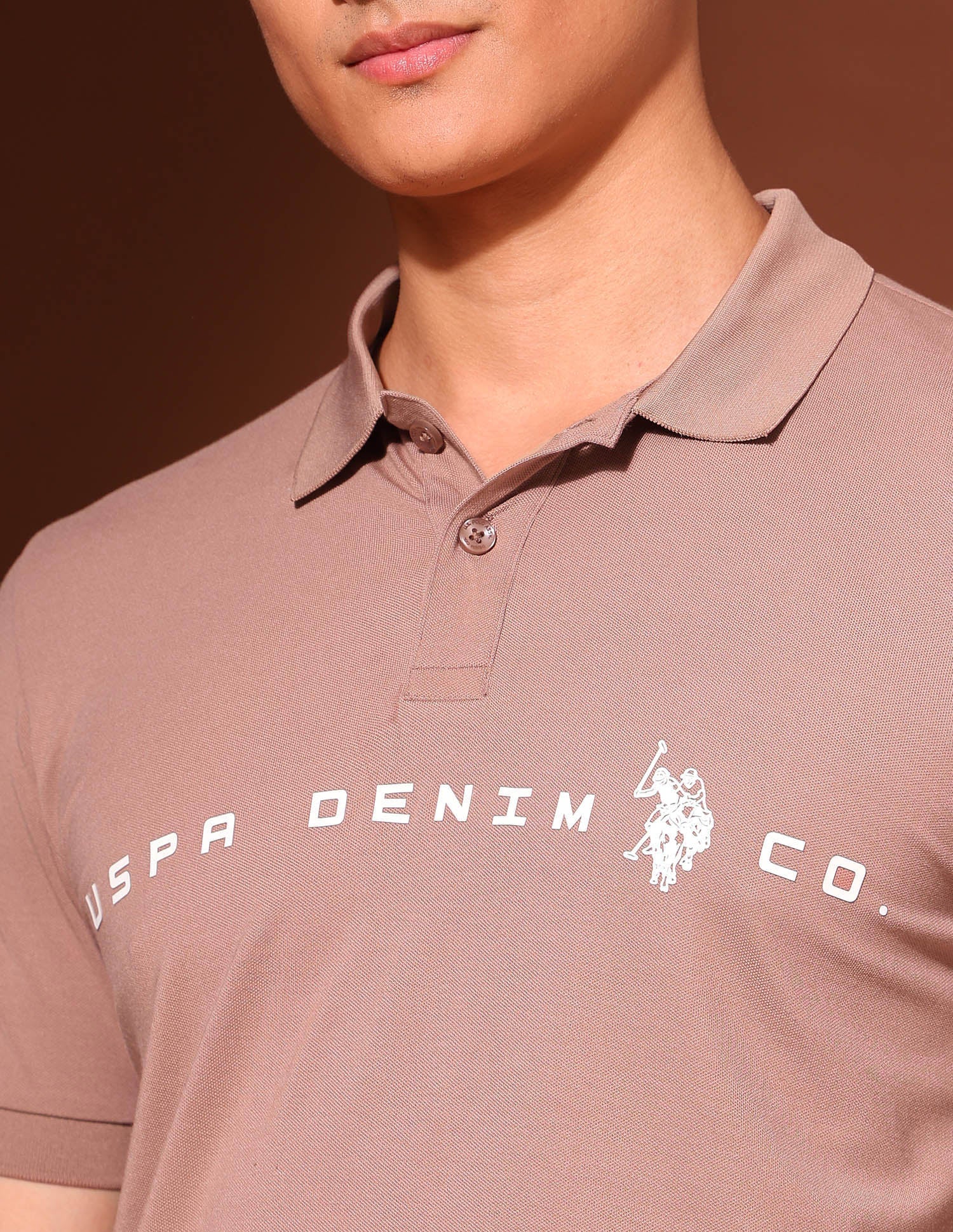 Brand Printed Work And Wander Polo Shirt