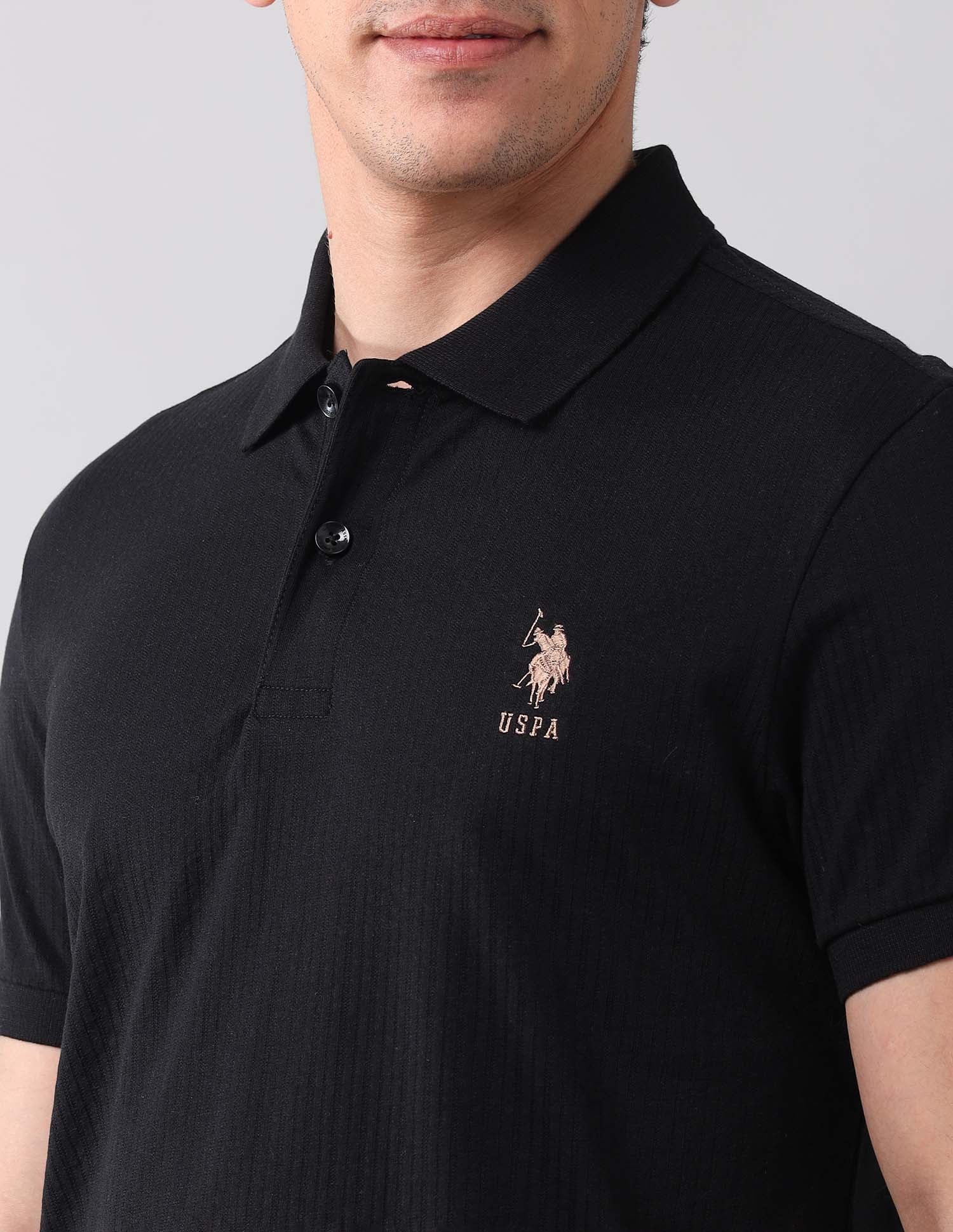 Muscle Fit Black Label Polo Shirt