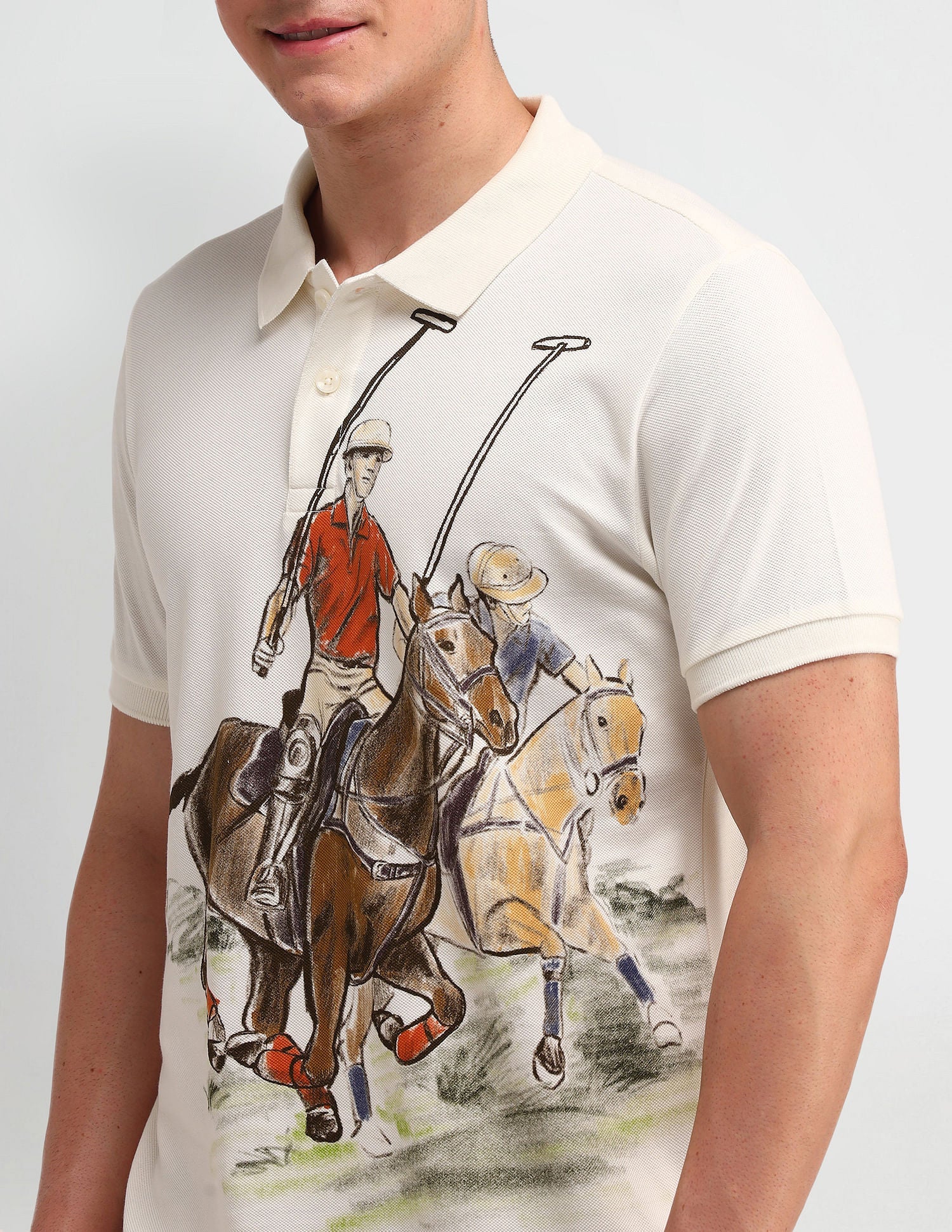 Outdoor Muscle Fit Brand Polo Shirt