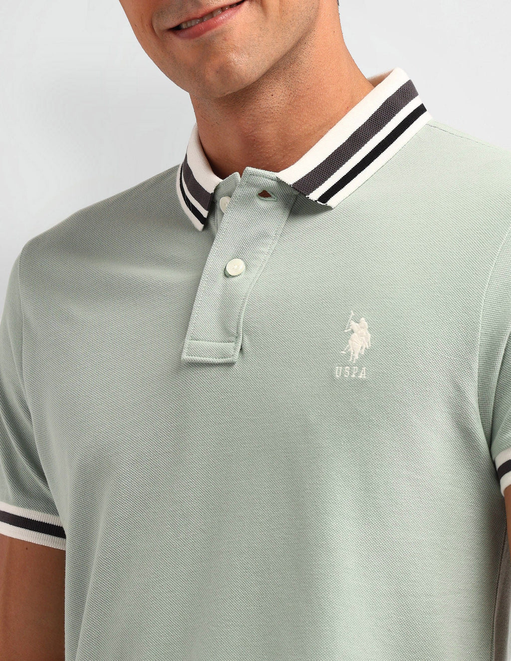 Outdoor Muscle Fit Solid Polo Shirt