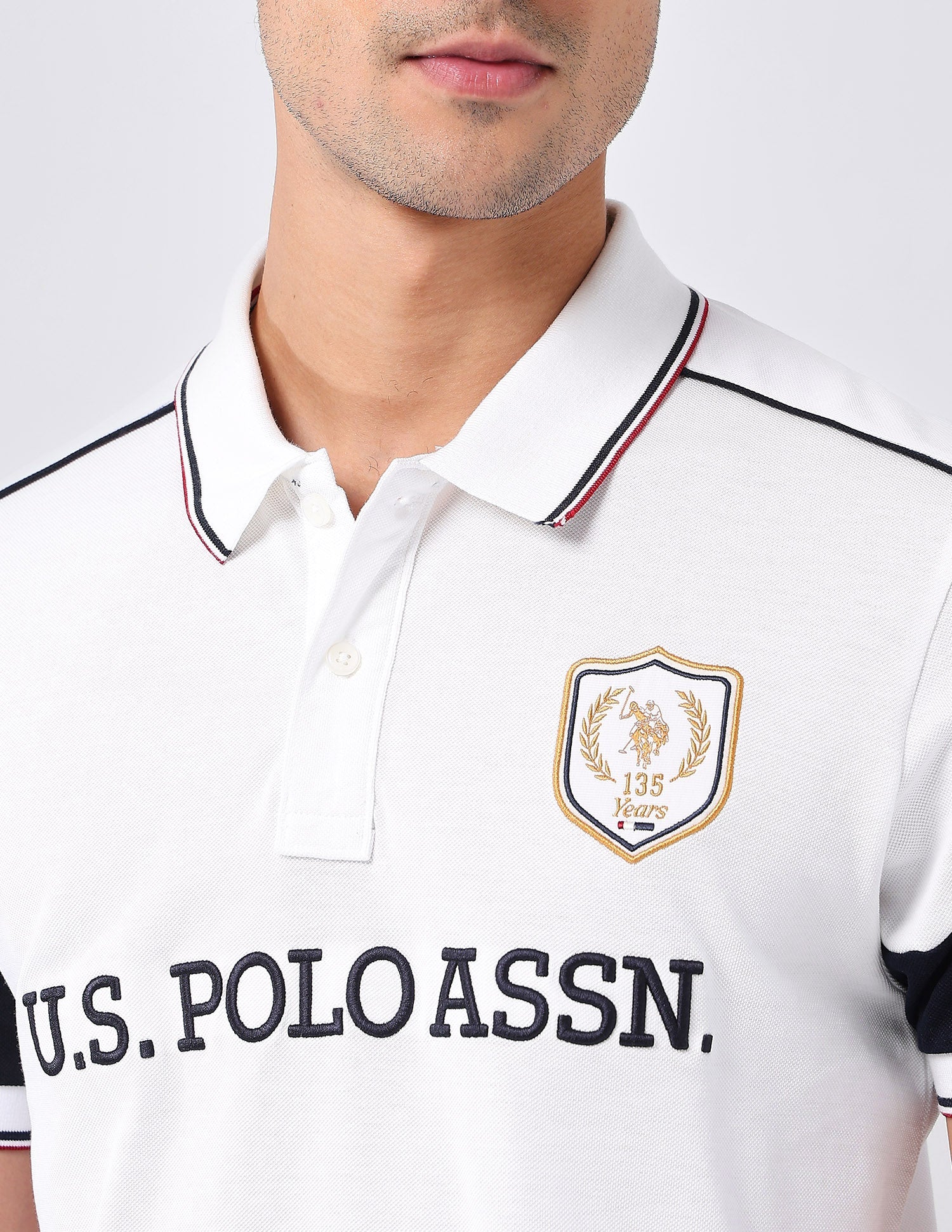 Brand Embroidered Regular Fit Polo Shirt