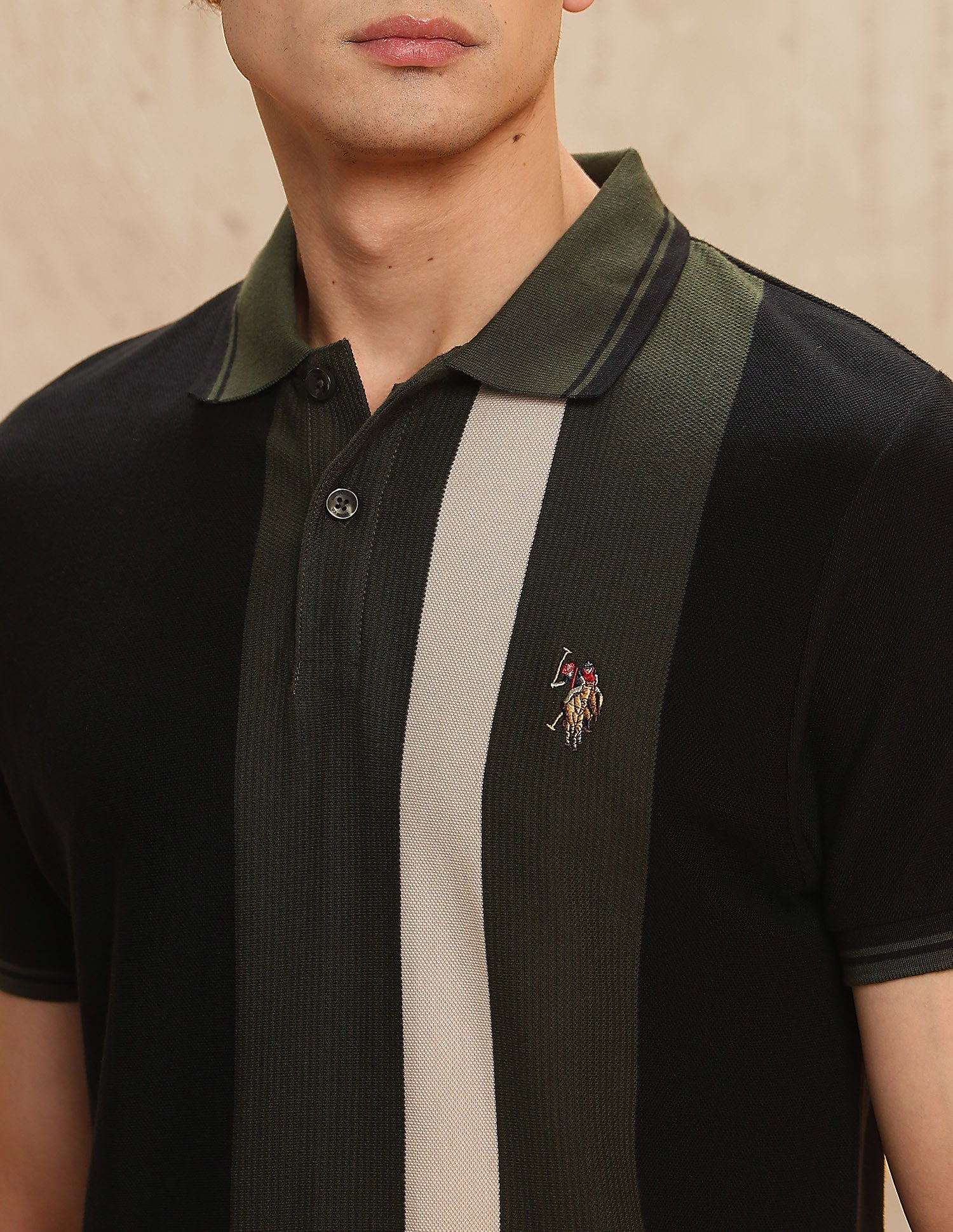 Colourblocked Legend Of Horseshoe Polo Shirt