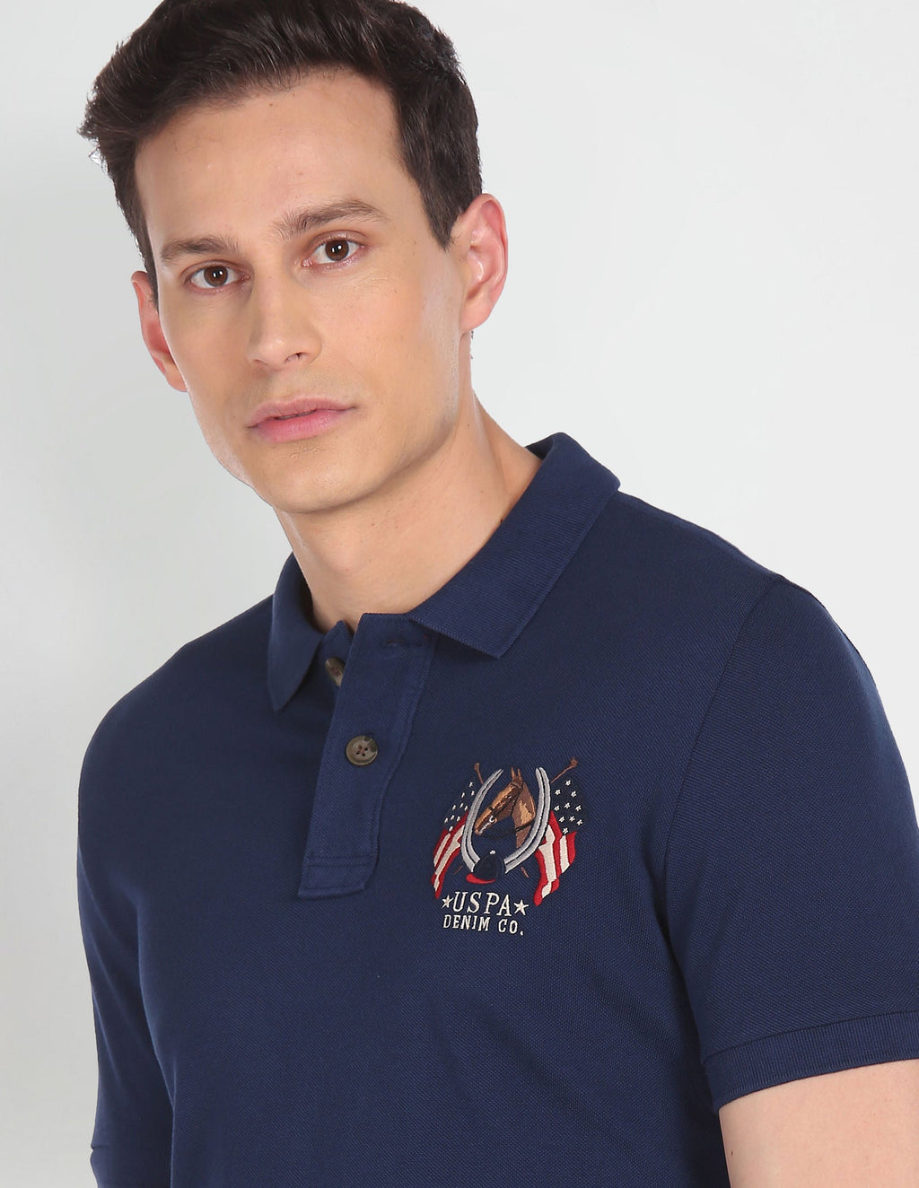 Cotton Solid Polo Shirt