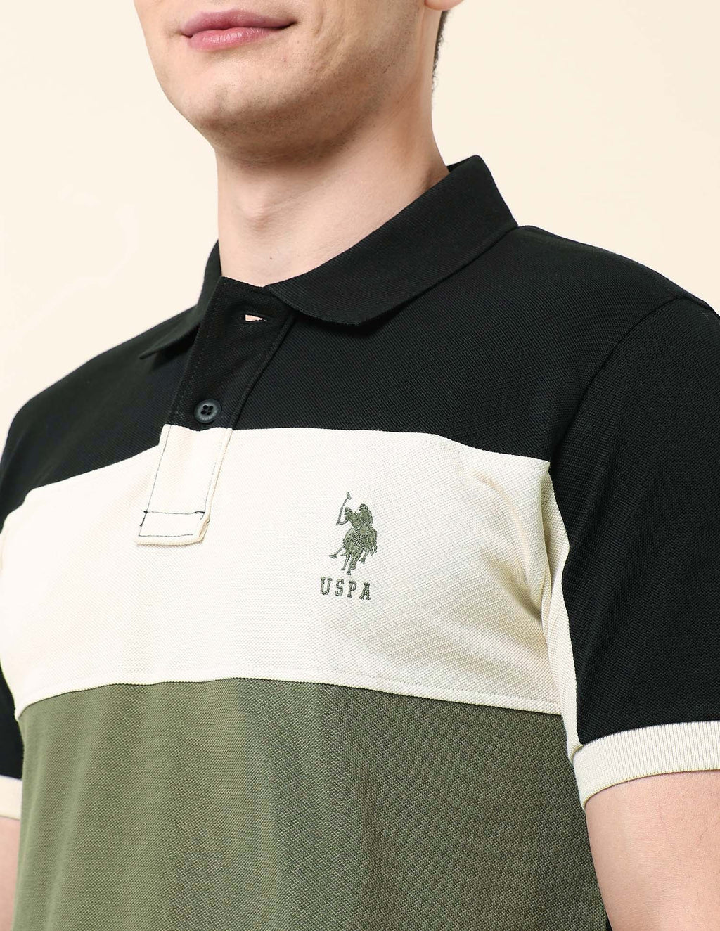 Colourblocked Classic Polo Shirt