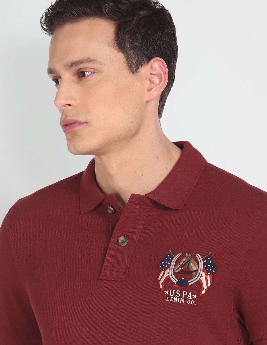 Cotton Solid Polo Shirt