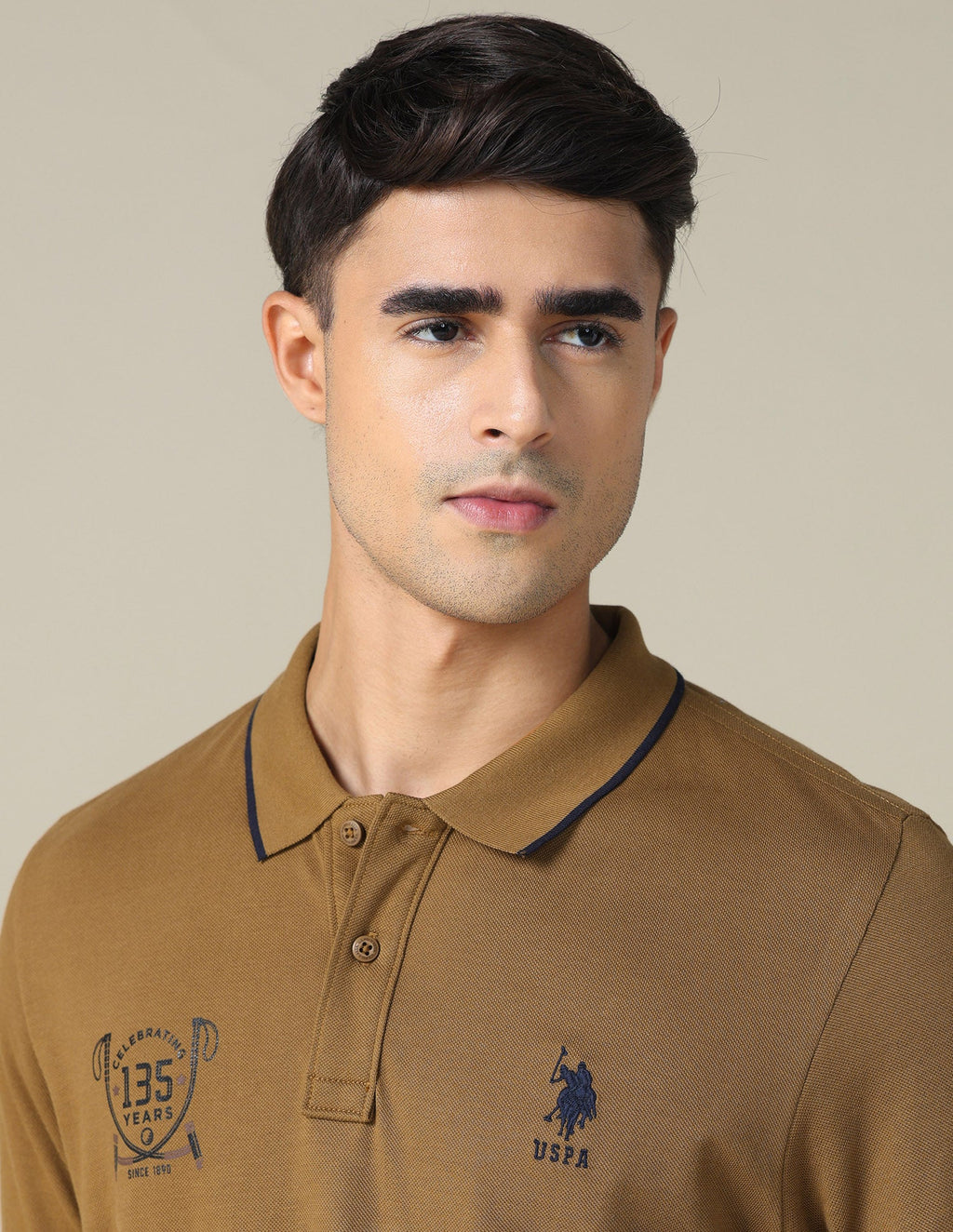 Graphic Printed Regular Fit Polo Shirt