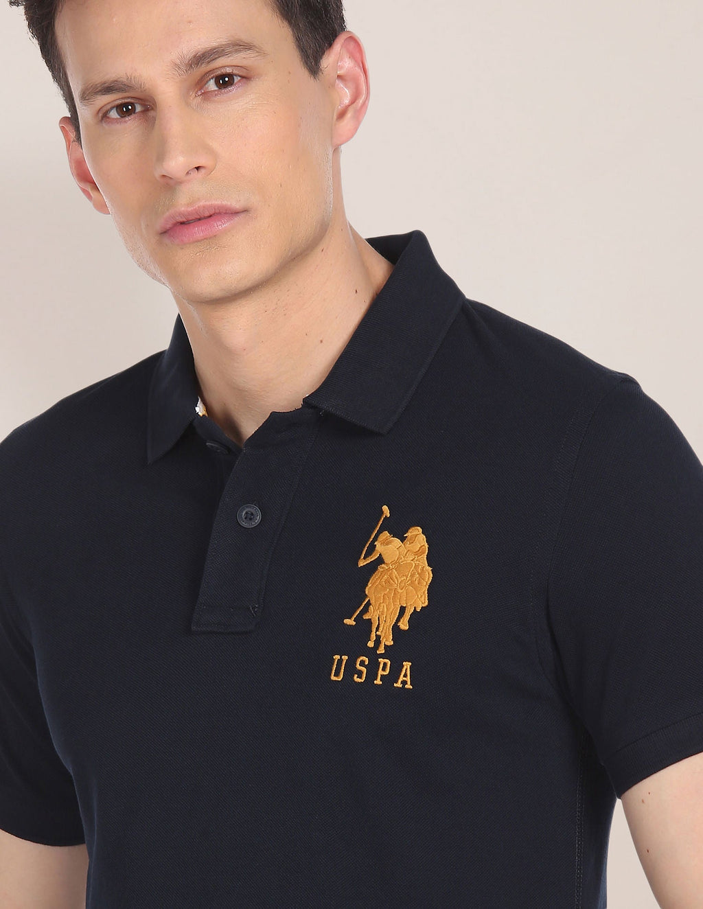 Compact Cotton Logo Polo Shirt