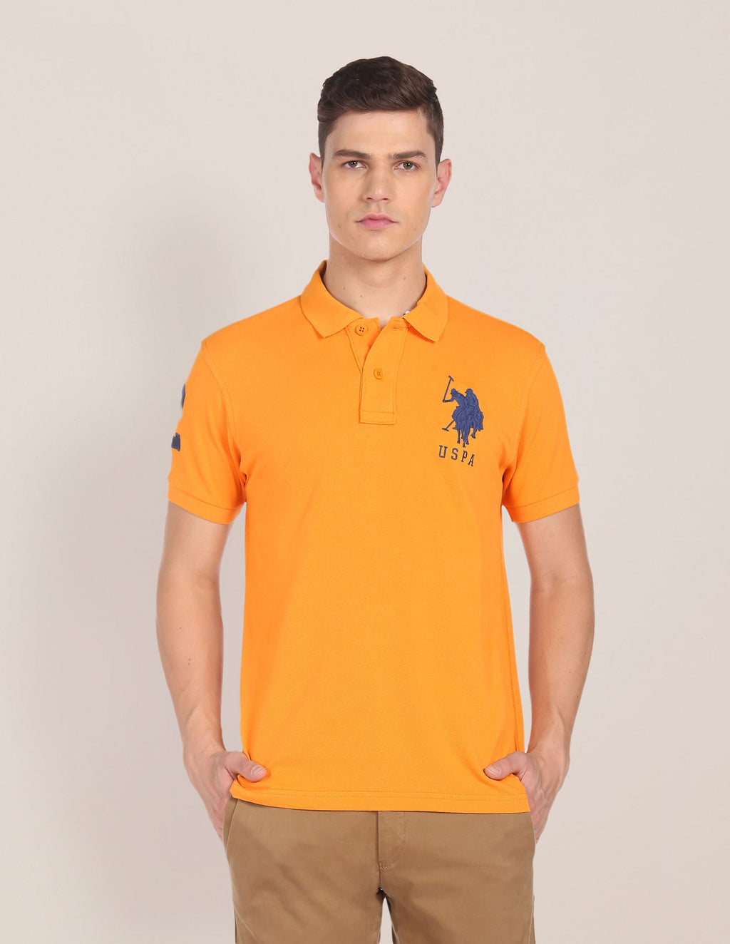 Compact Cotton Logo Polo Shirt