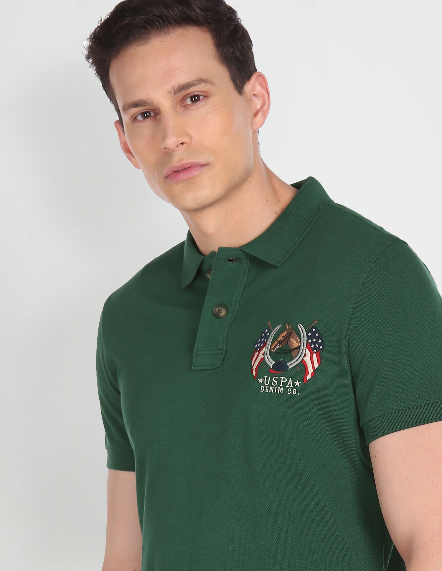 Cotton Solid Polo Shirt