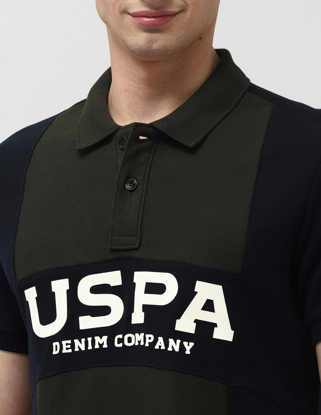 Colorblocked Regular Fit Polo Shirt