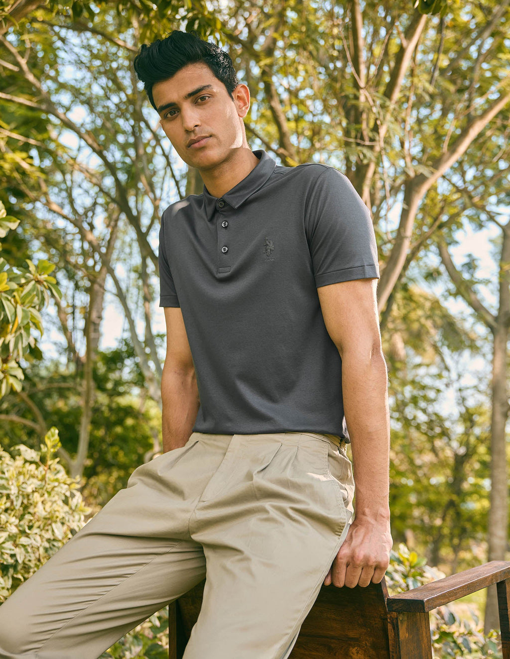 Pacho X Slim Fit Solid Polo Shirt