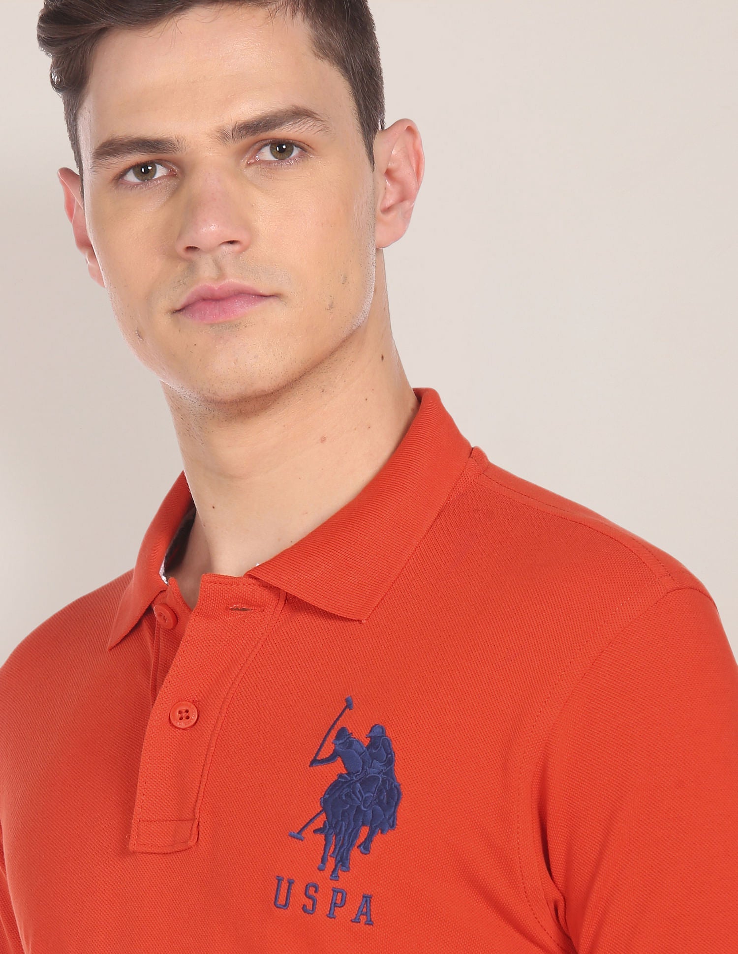 Compact Cotton Logo Polo Shirt