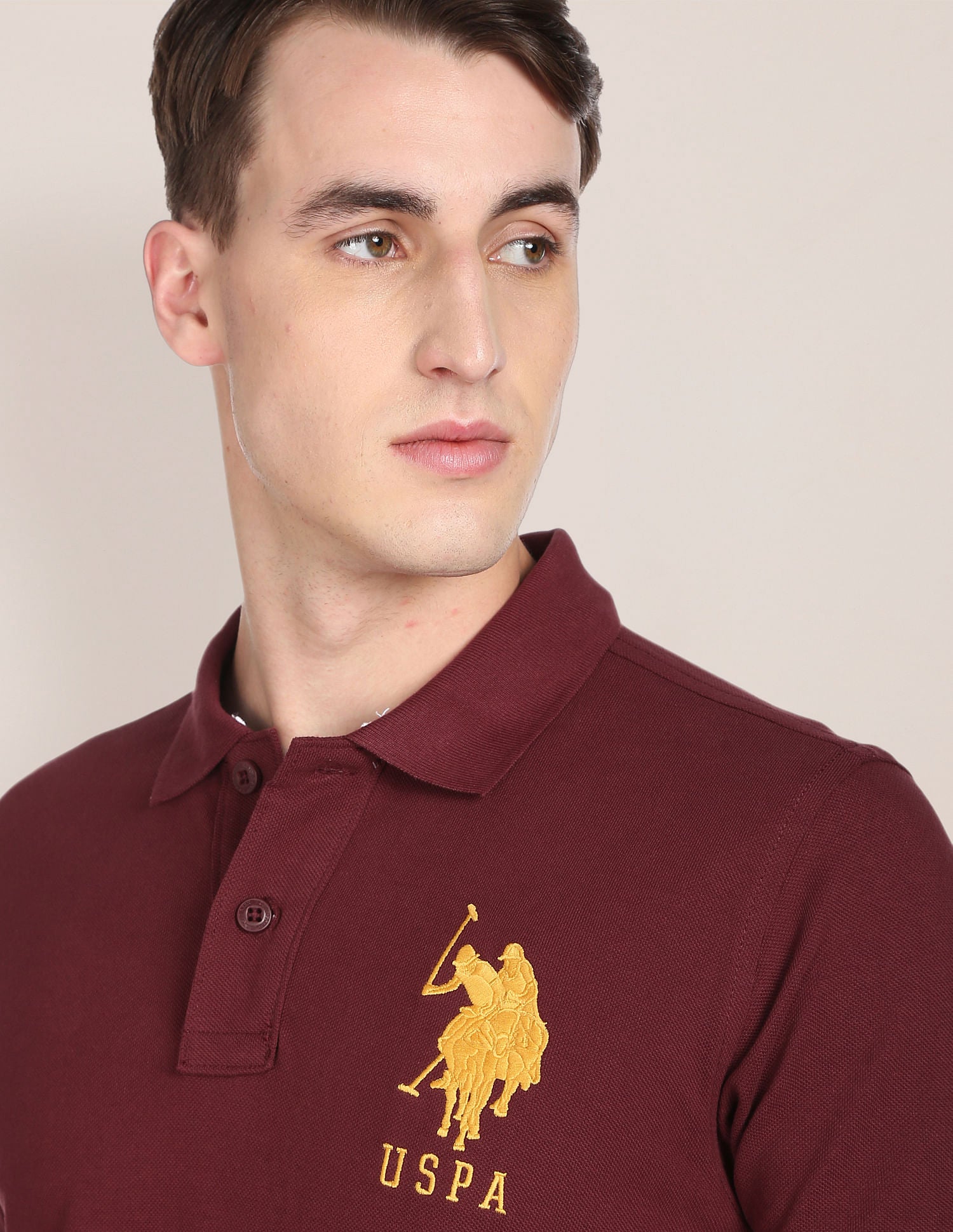 Compact Cotton Logo Polo Shirt