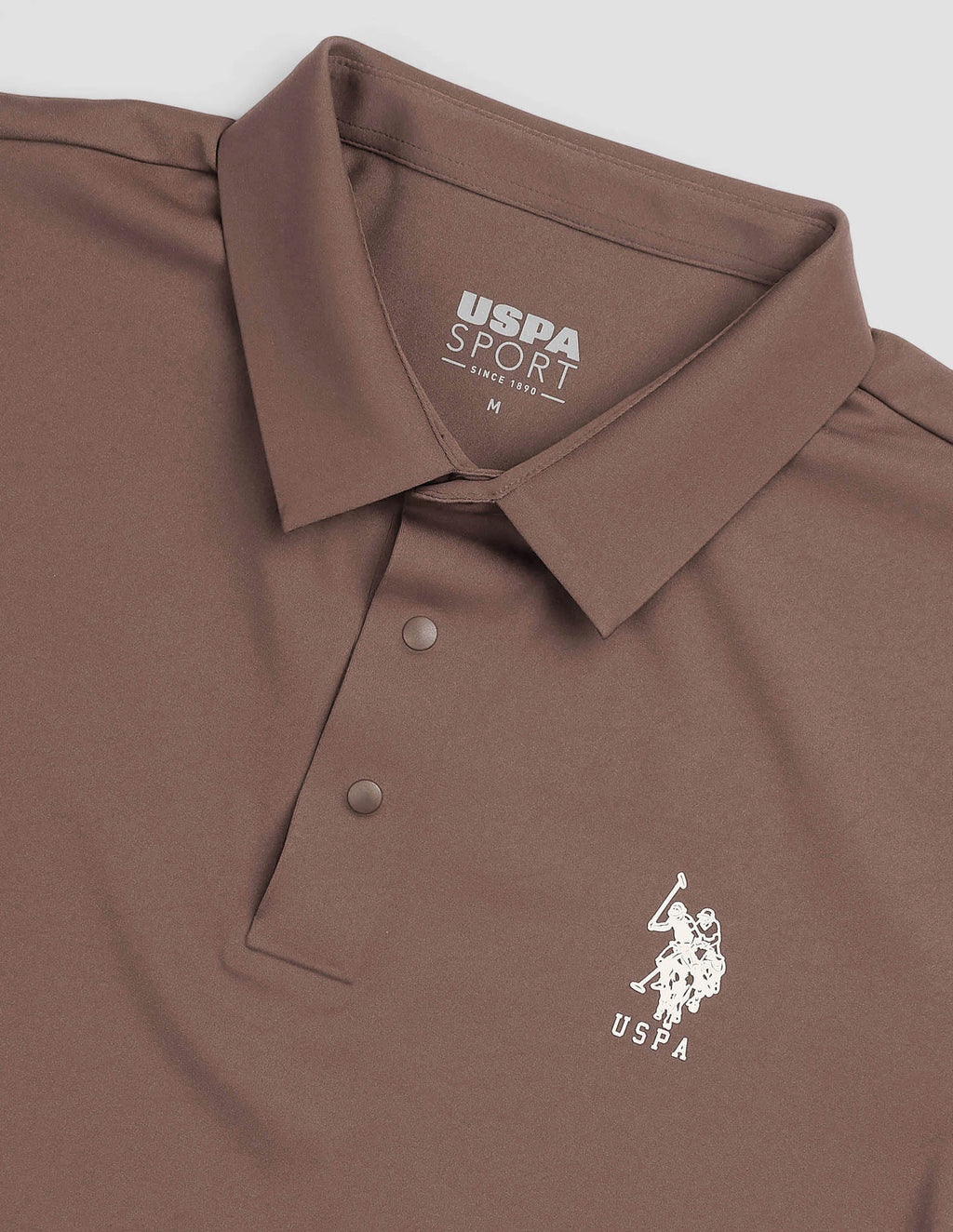 Brand Embossed Active Polo Shirt