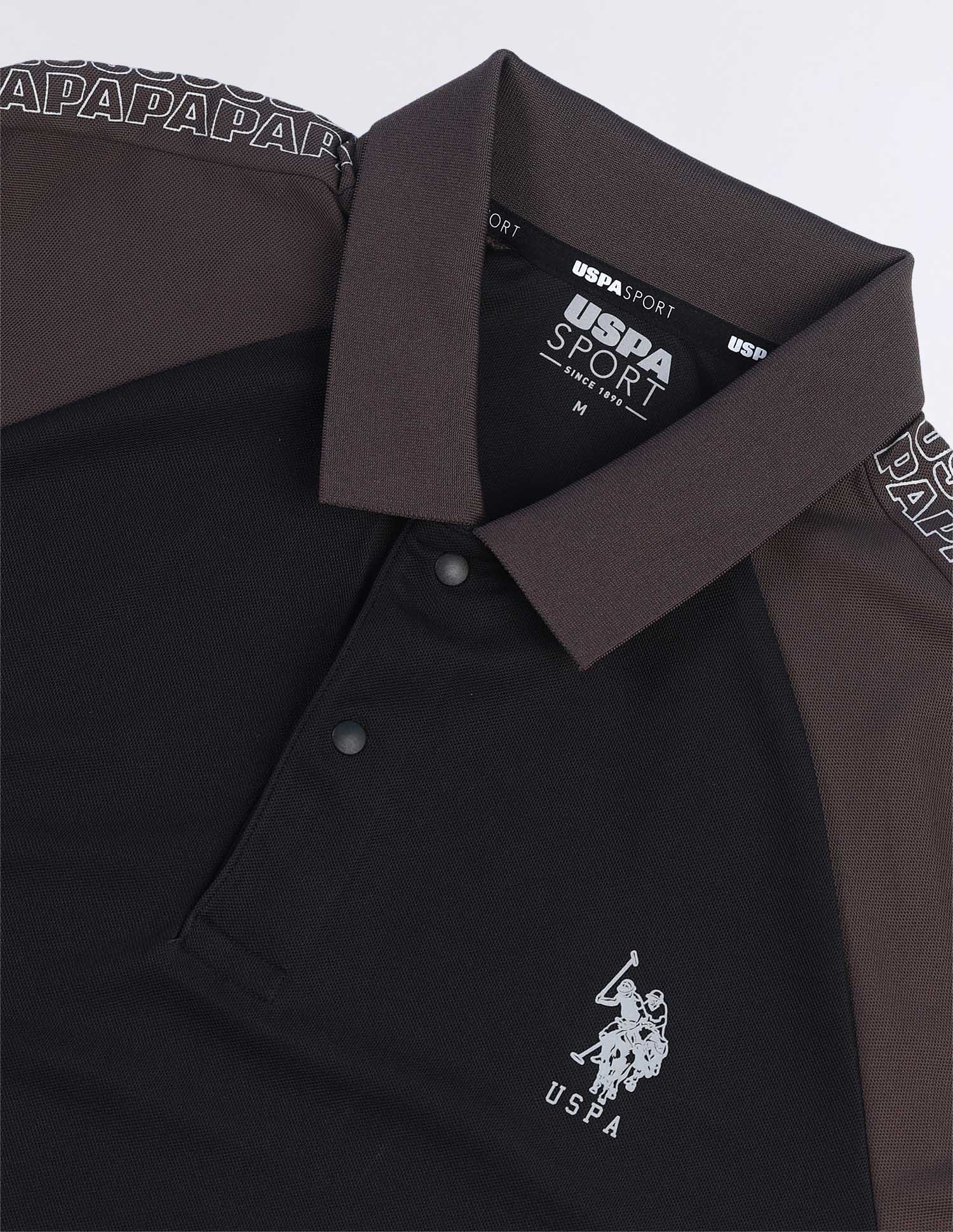 Colourblocked Slim Fit Polo Shirt