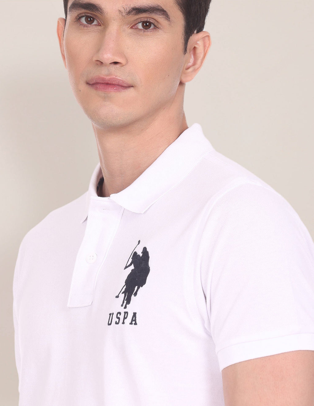 Compact Cotton Logo Polo Shirt