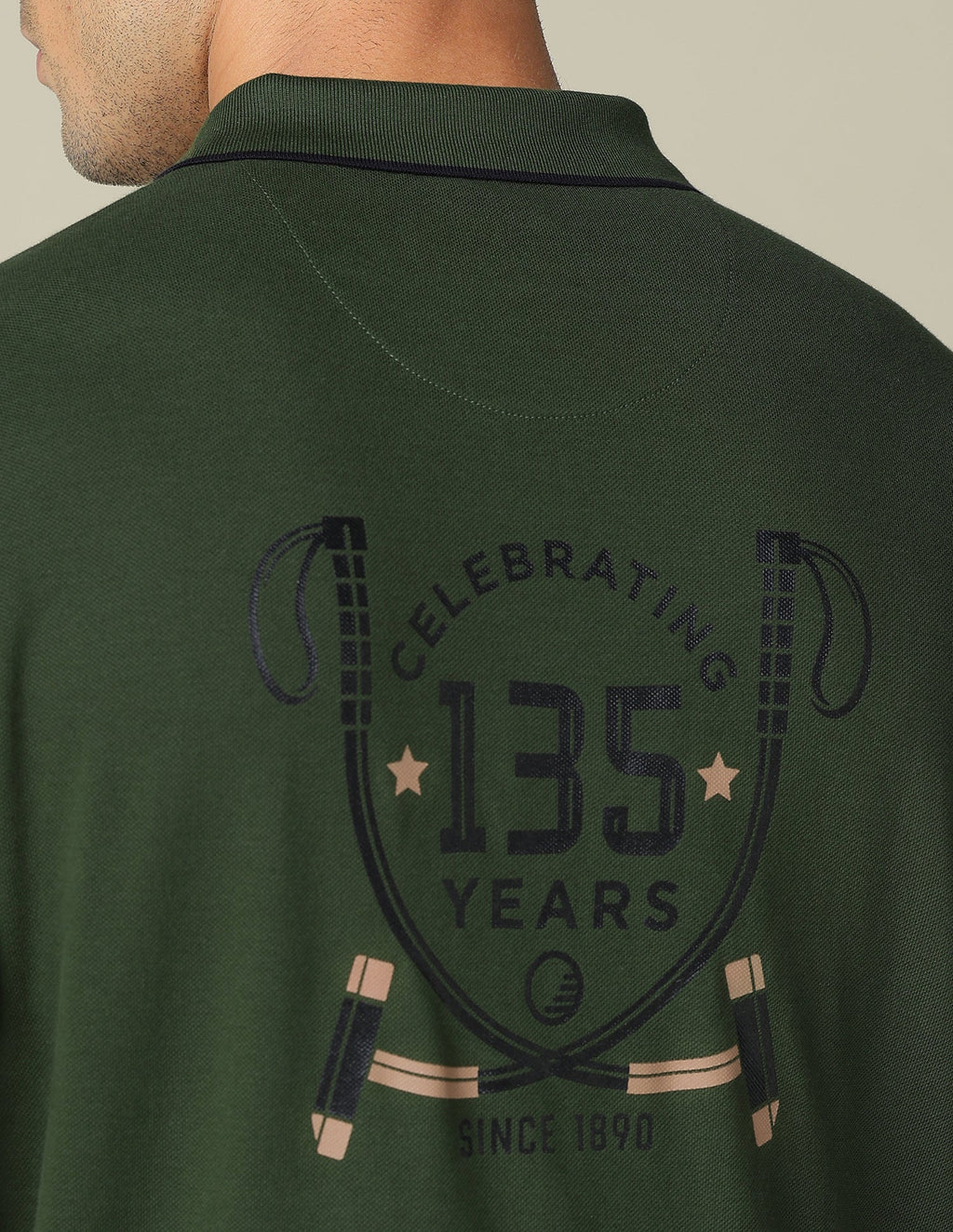 Graphic Printed Regular Fit Polo Shirt