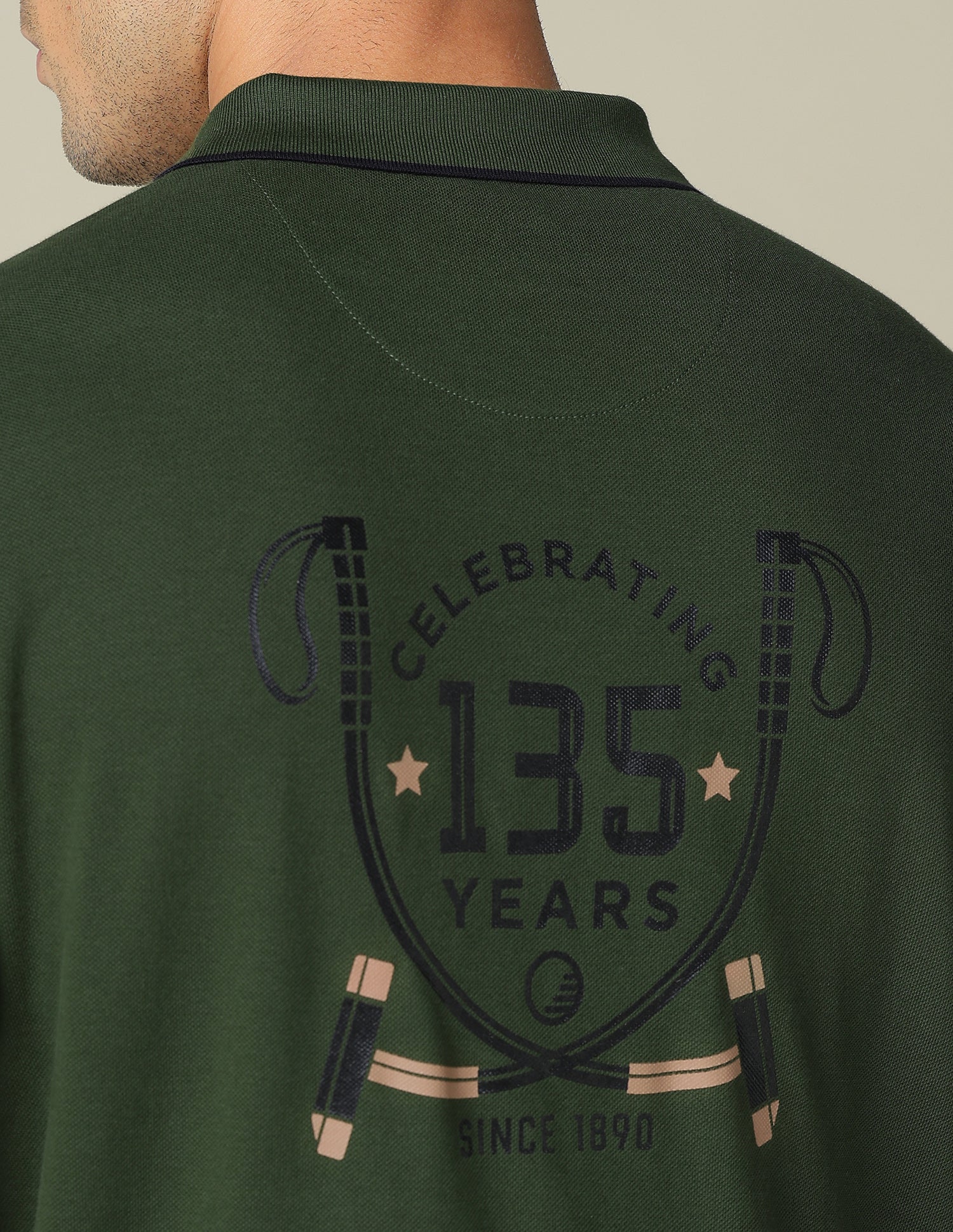 Graphic Printed Regular Fit Polo Shirt