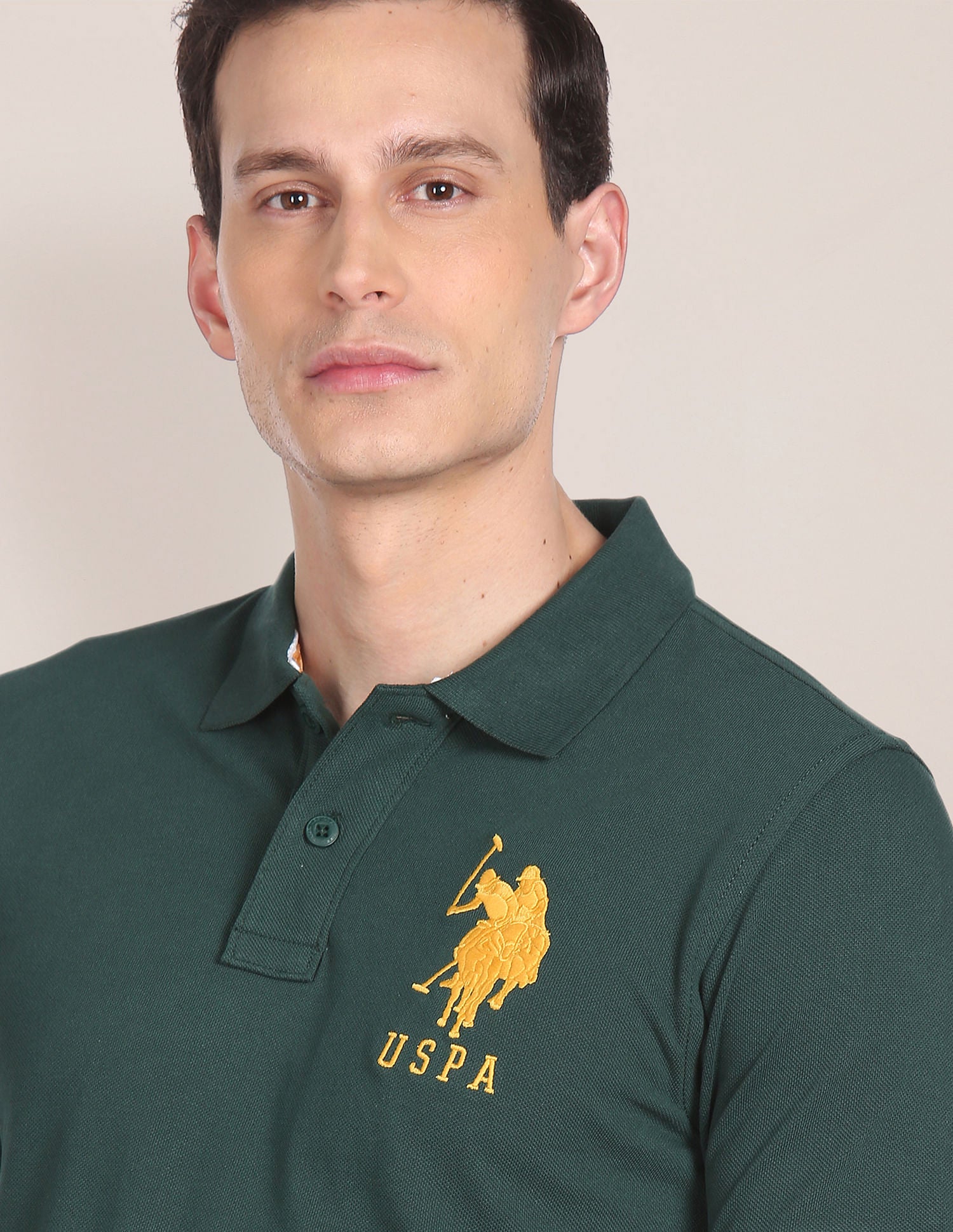Compact Cotton Logo Polo Shirt